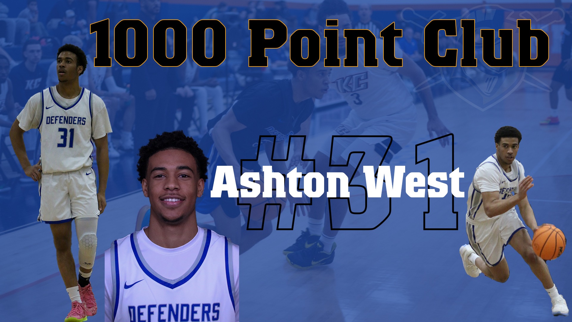Ashton West Joins 1000 Point Club Clarks Summit University Athletics