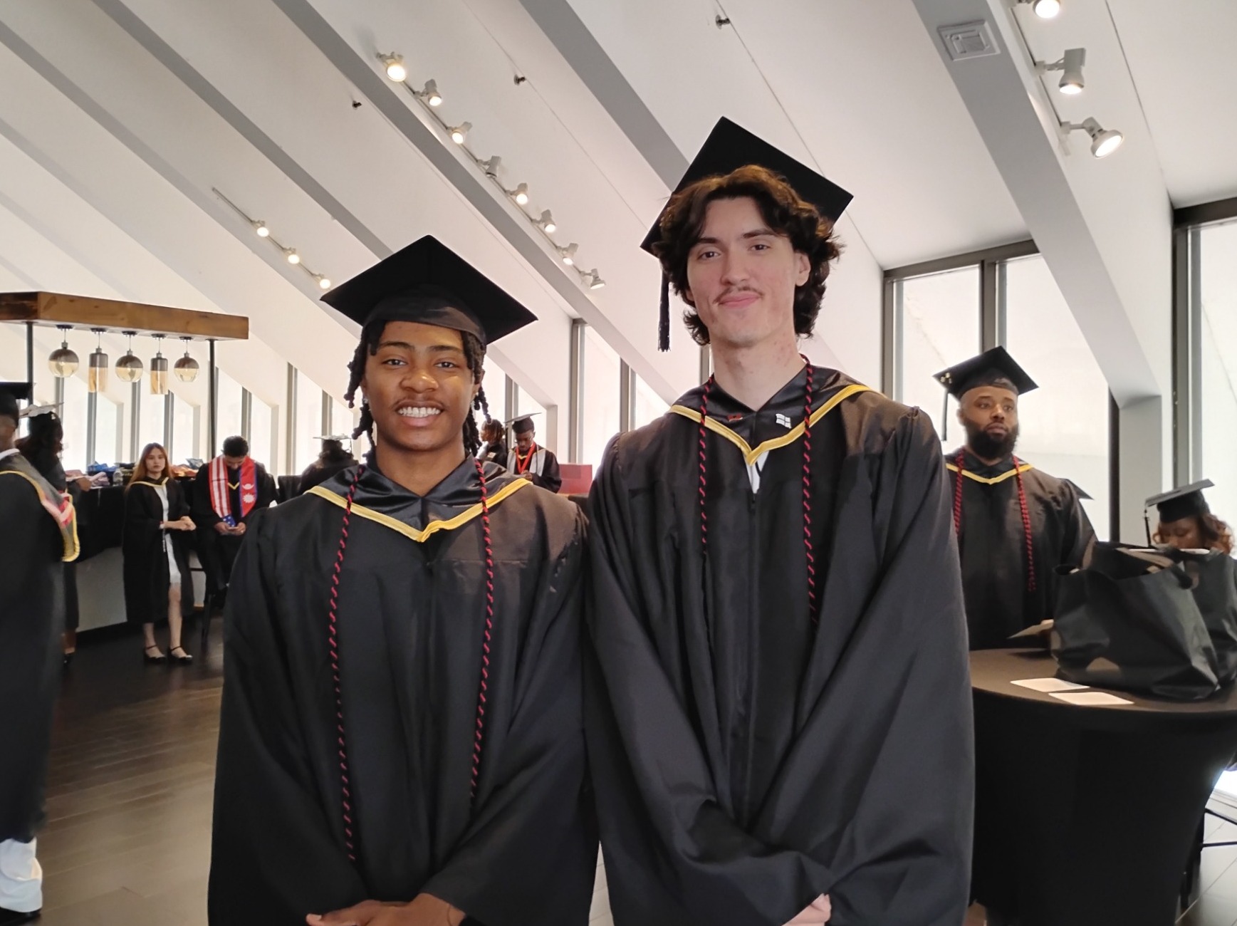 Lebarron and Albatrit Graduation picture