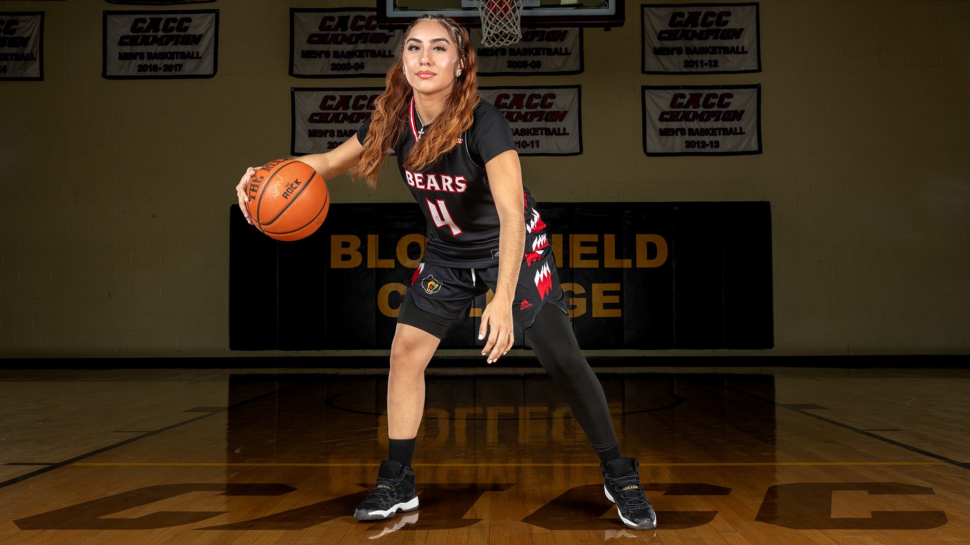 Ania Martinez posing on gym floor for Media Day 2025
