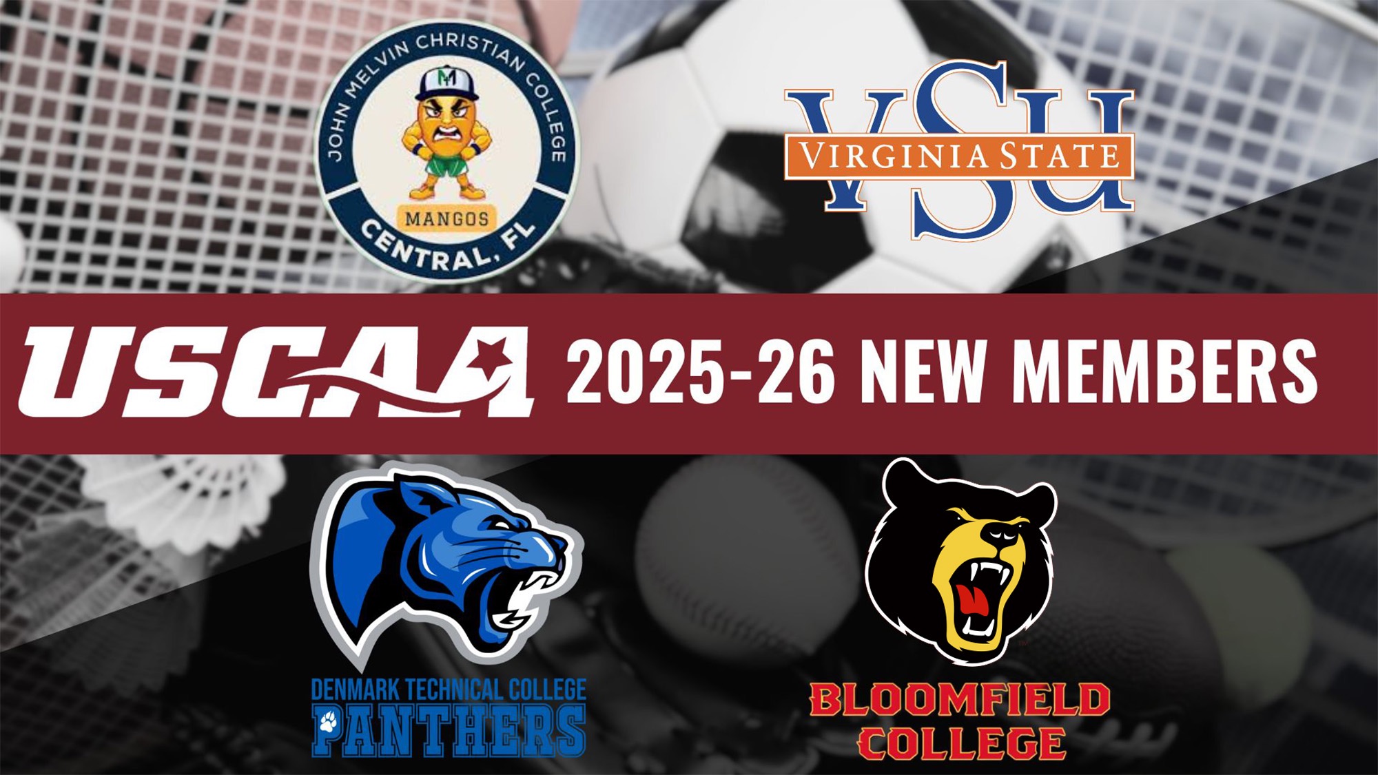 USCAA New Members Graphic