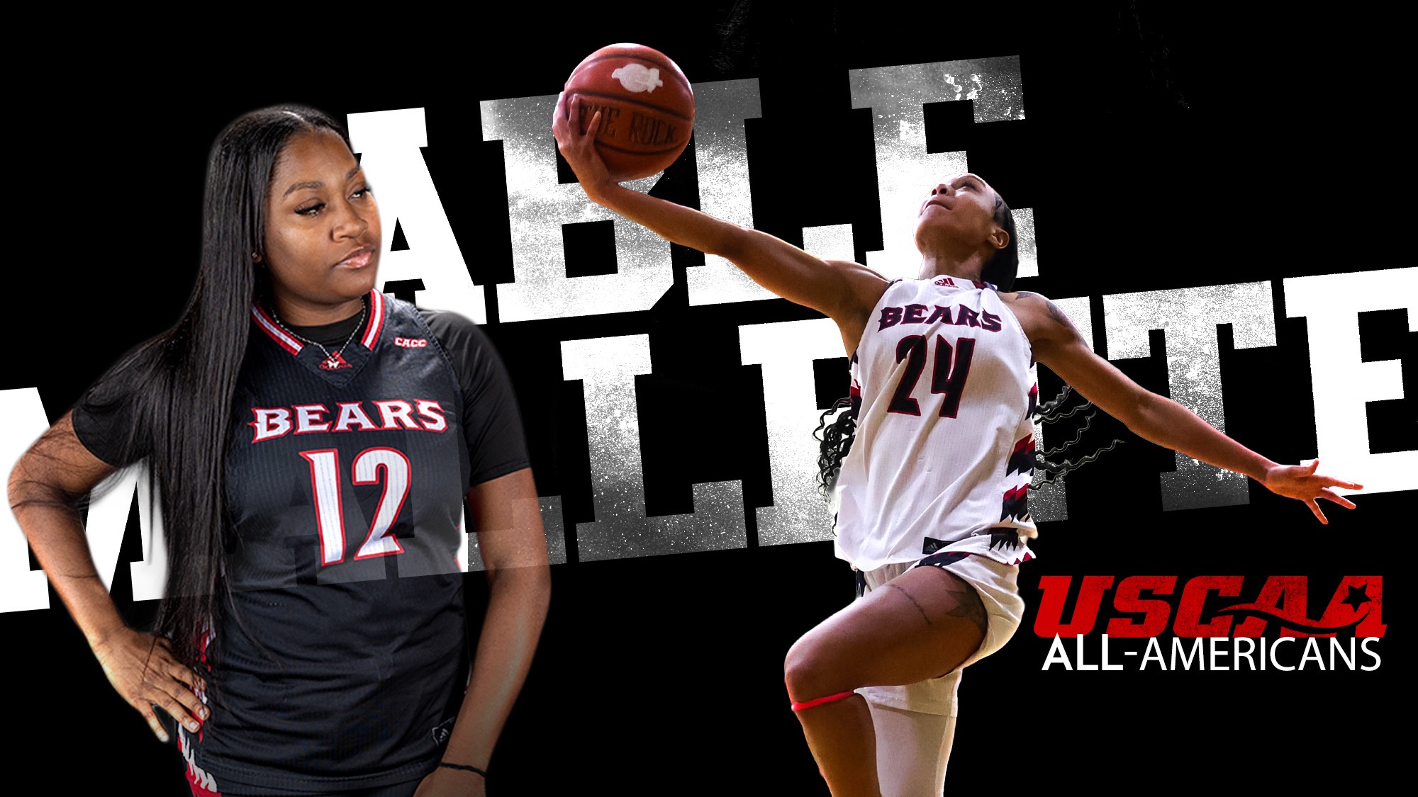 Able and Mallette USCAA All-Americans Poster