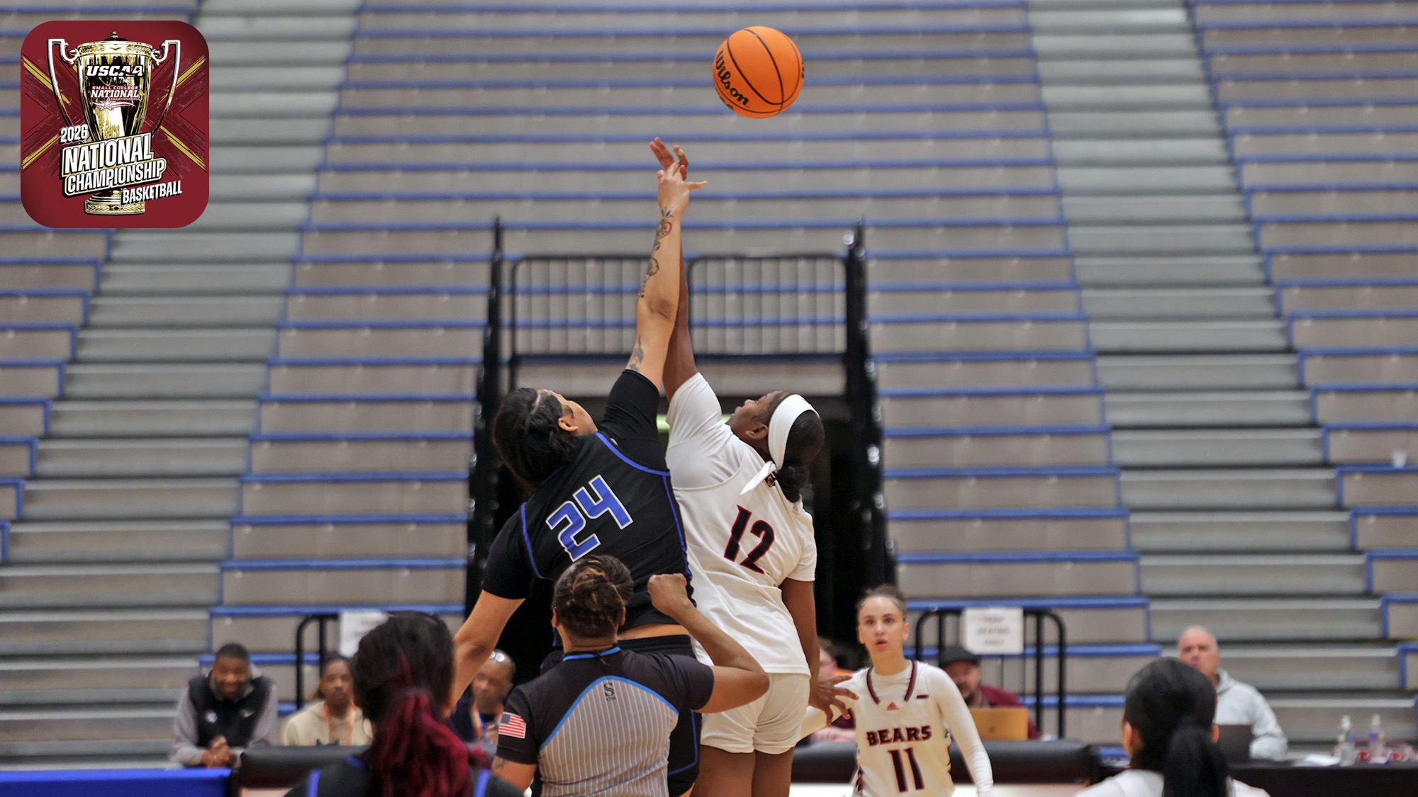 Anisha Able tip-off against Bobcats