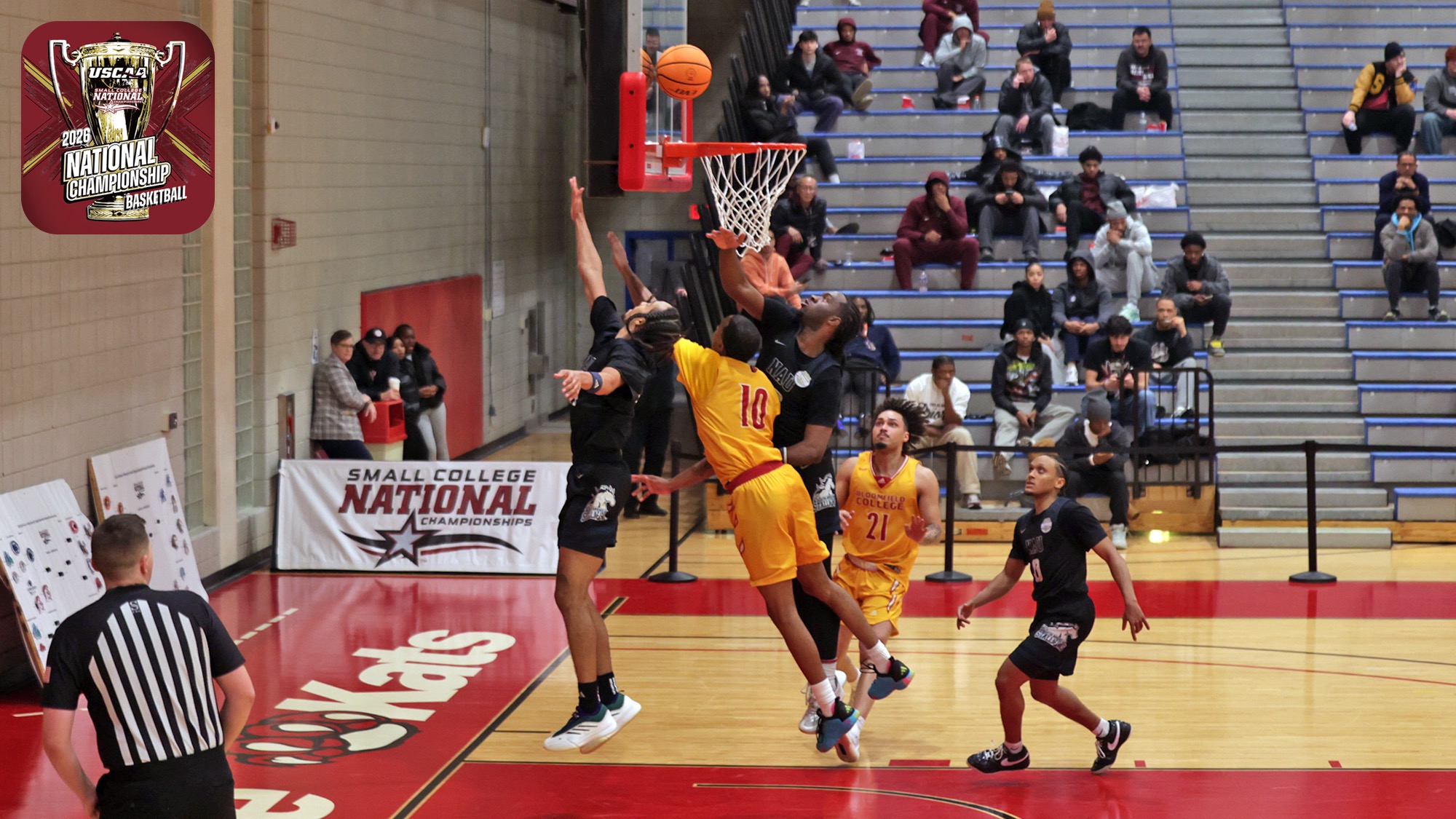 Zamorian Singleton shooting against NAU in USCAA Tournament Semifinal game