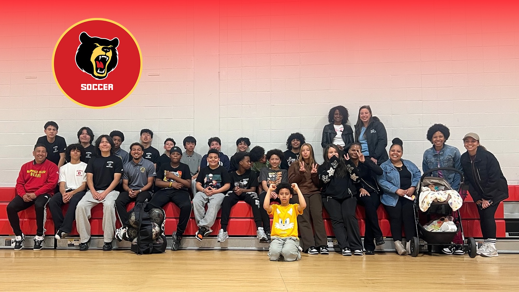 Men's Soccer share in community service event