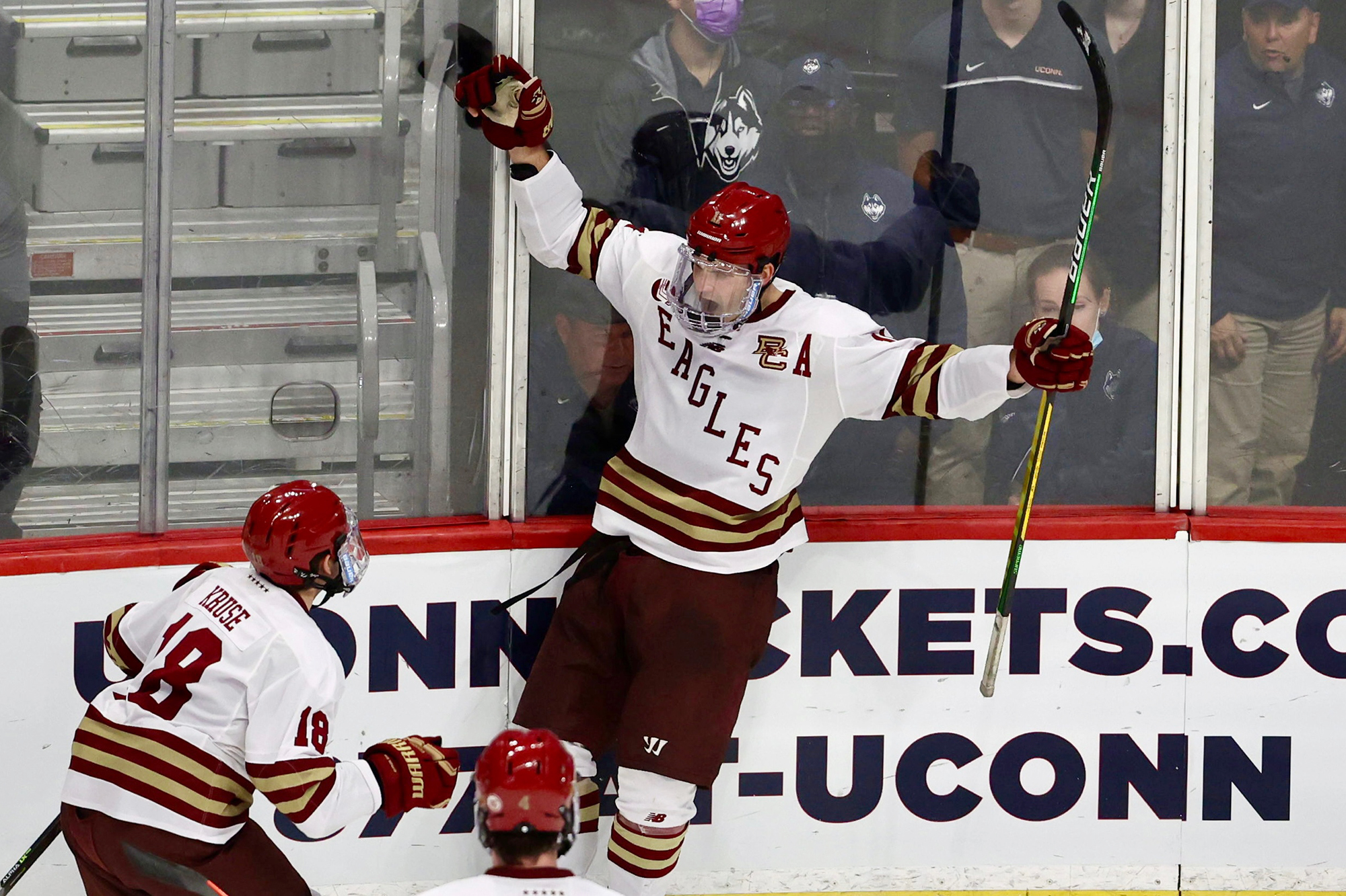 McBain’s Late Winner Hands No. 16 Eagles 21 Victory at UConn Boston