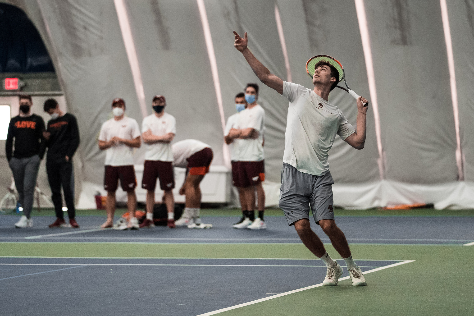 Sean Mullins Men's Tennis Boston College Athletics