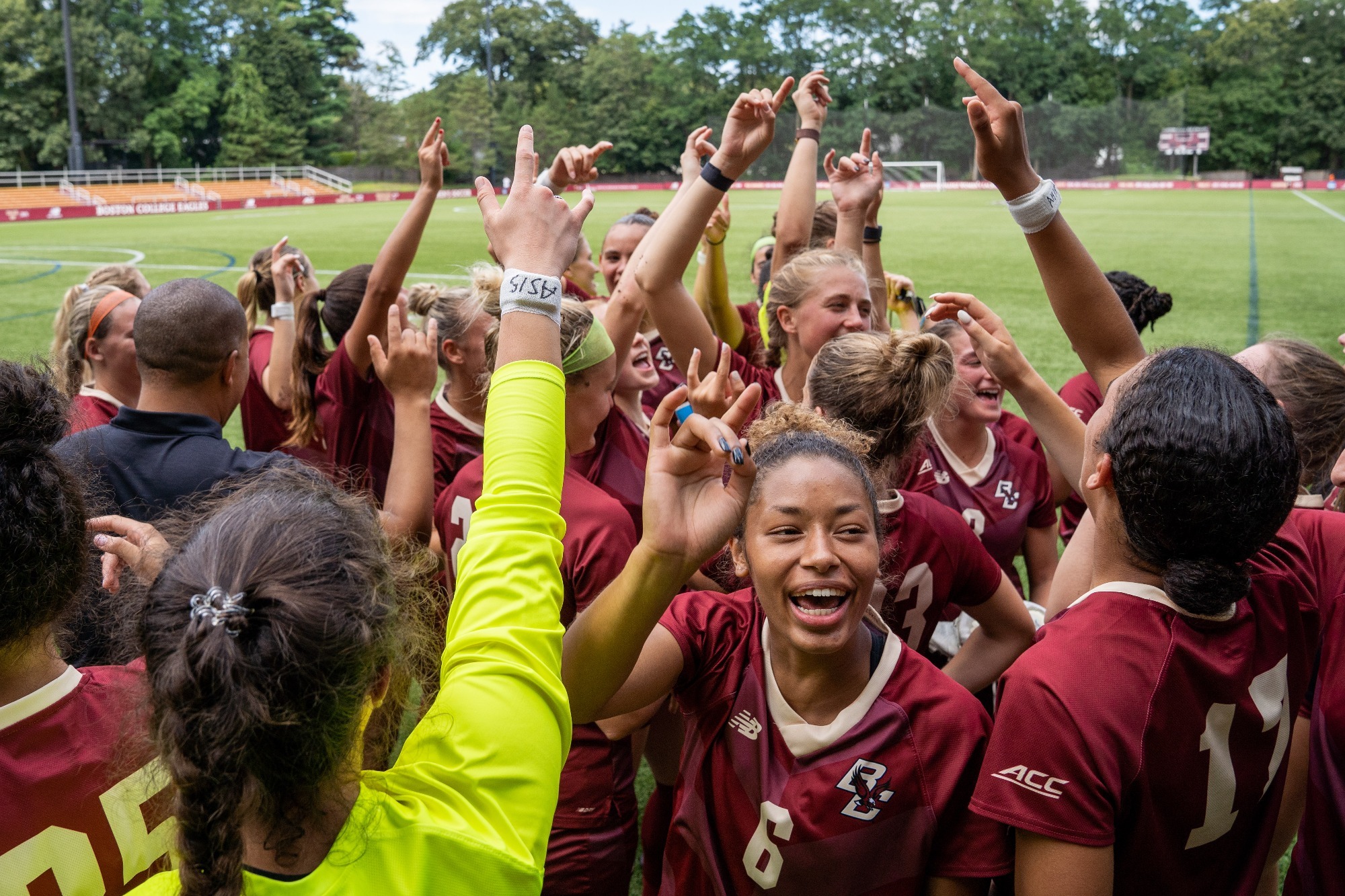 Eagles Top Akron in 20 Win Boston College Athletics