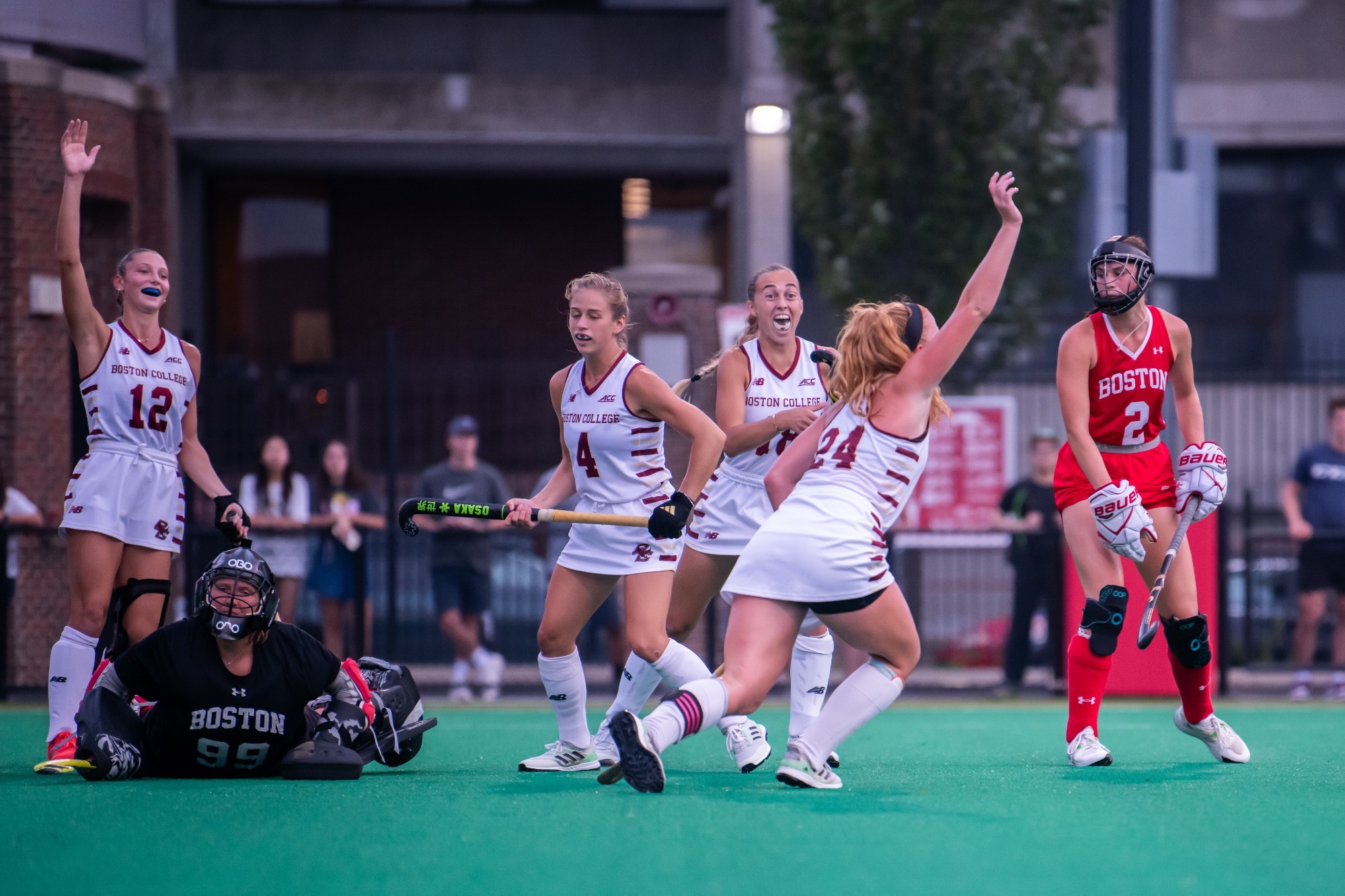 Carlin Reaches 100 Career Points as Eagles Cruise Past BU Boston College Athletics