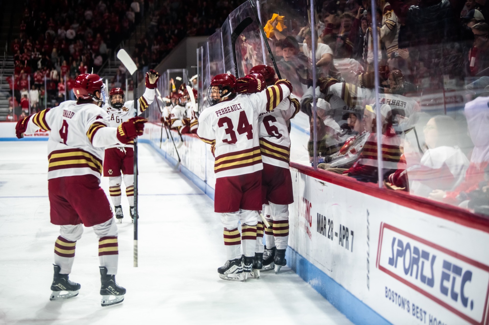 Weekend Sweep Pulls No. 2 BC Even Atop Hockey East Standings Boston