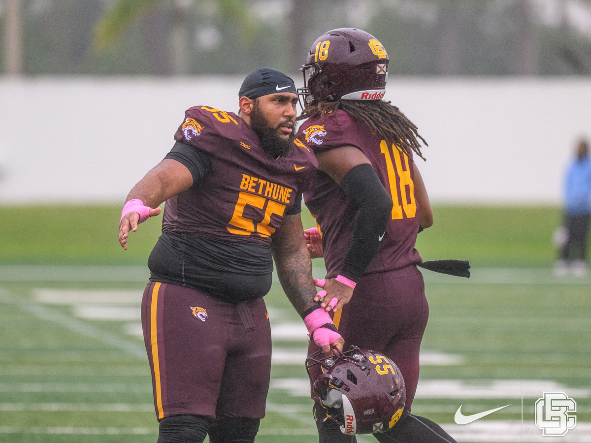 October 11, 2025: \  during a game between the Southern Jaguars and Bethune Cookman Wildcats at Daytona Stadium in Daytona Beach, FL. Romeo T Guzman/BCU Athletics