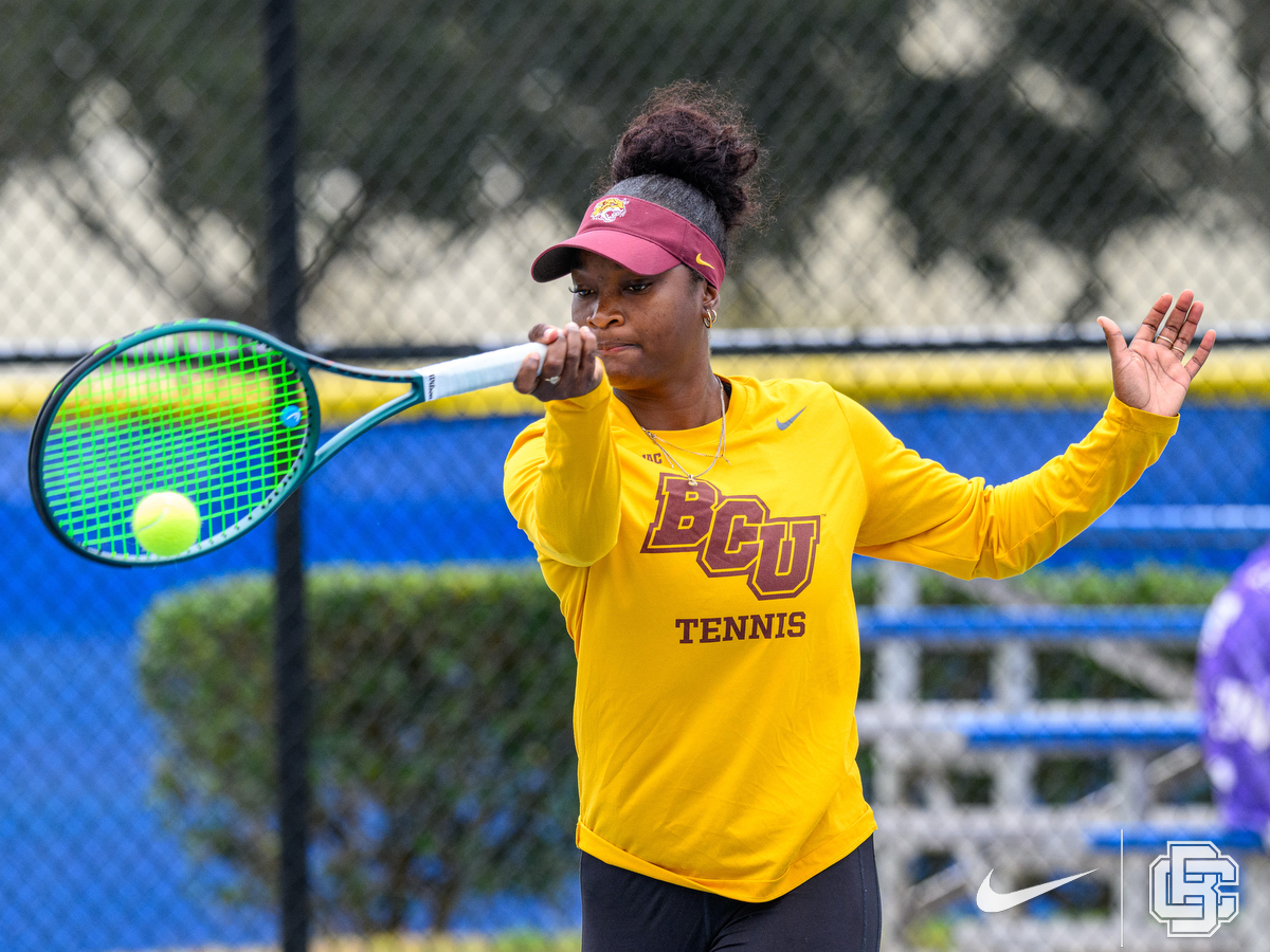 October 26, 2025: \ BCU ERAU Hidden Duals women's tennis at Embry Riddle Crotty Tennis Complex in Daytona Beach, FL. Romeo T Guzman/BCU Athletics