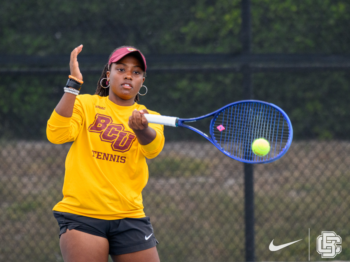 October 26, 2025: \ BCU ERAU Hidden Duals women's tennis at Embry Riddle Crotty Tennis Complex in Daytona Beach, FL. Romeo T Guzman/BCU Athletics