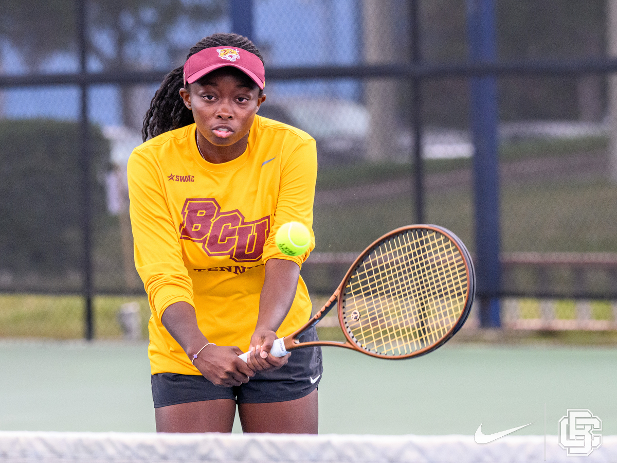 October 26, 2025: \ BCU ERAU Hidden Duals women's tennis at Embry Riddle Crotty Tennis Complex in Daytona Beach, FL. Romeo T Guzman/BCU Athletics