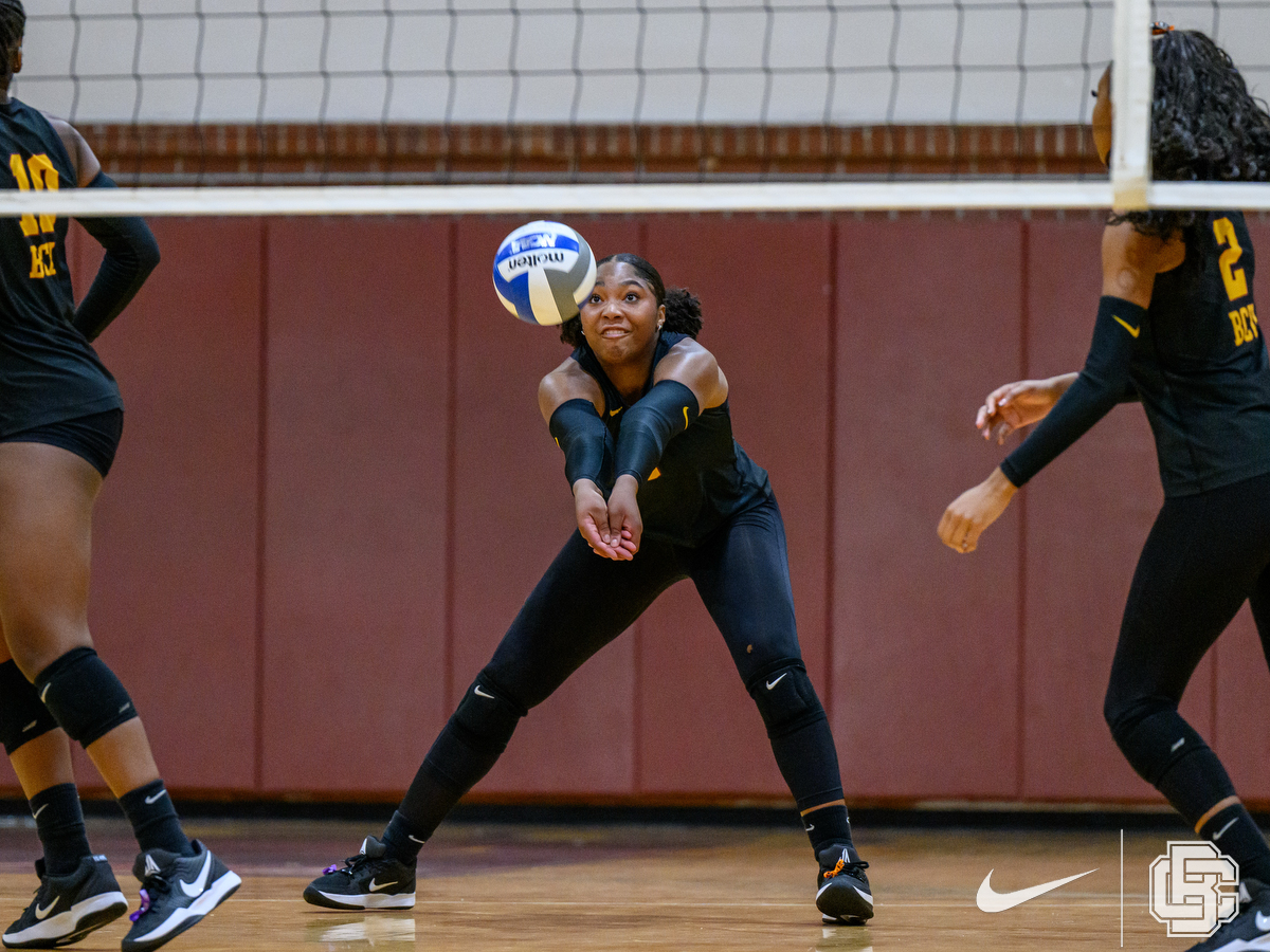 October 31, 2025: during NCAA volleyball game between Alabama A&M Bulldogs vs Bethune Cookman Wildcats at Moore Gymnasium in Daytona Beach, FL. Romeo Guzman/BCU Athletics