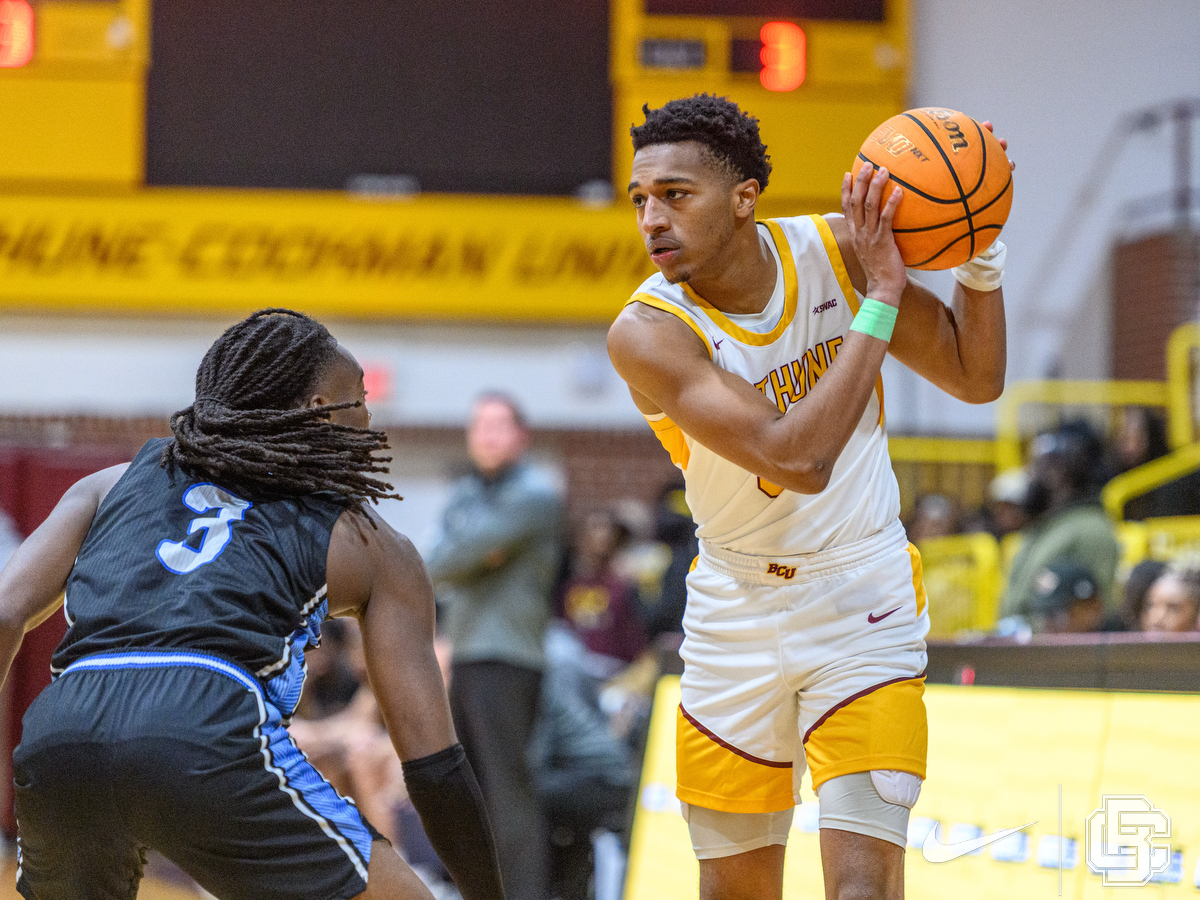 November 11, 2025: \  during mens NCAA basketball game action between Coastal Georgia Mariners and the Bethune Cookman Wildcats at Moore Gymnasium in Daytona Beach, FL, Fl. Romeo T Guzman/BCU Athletics