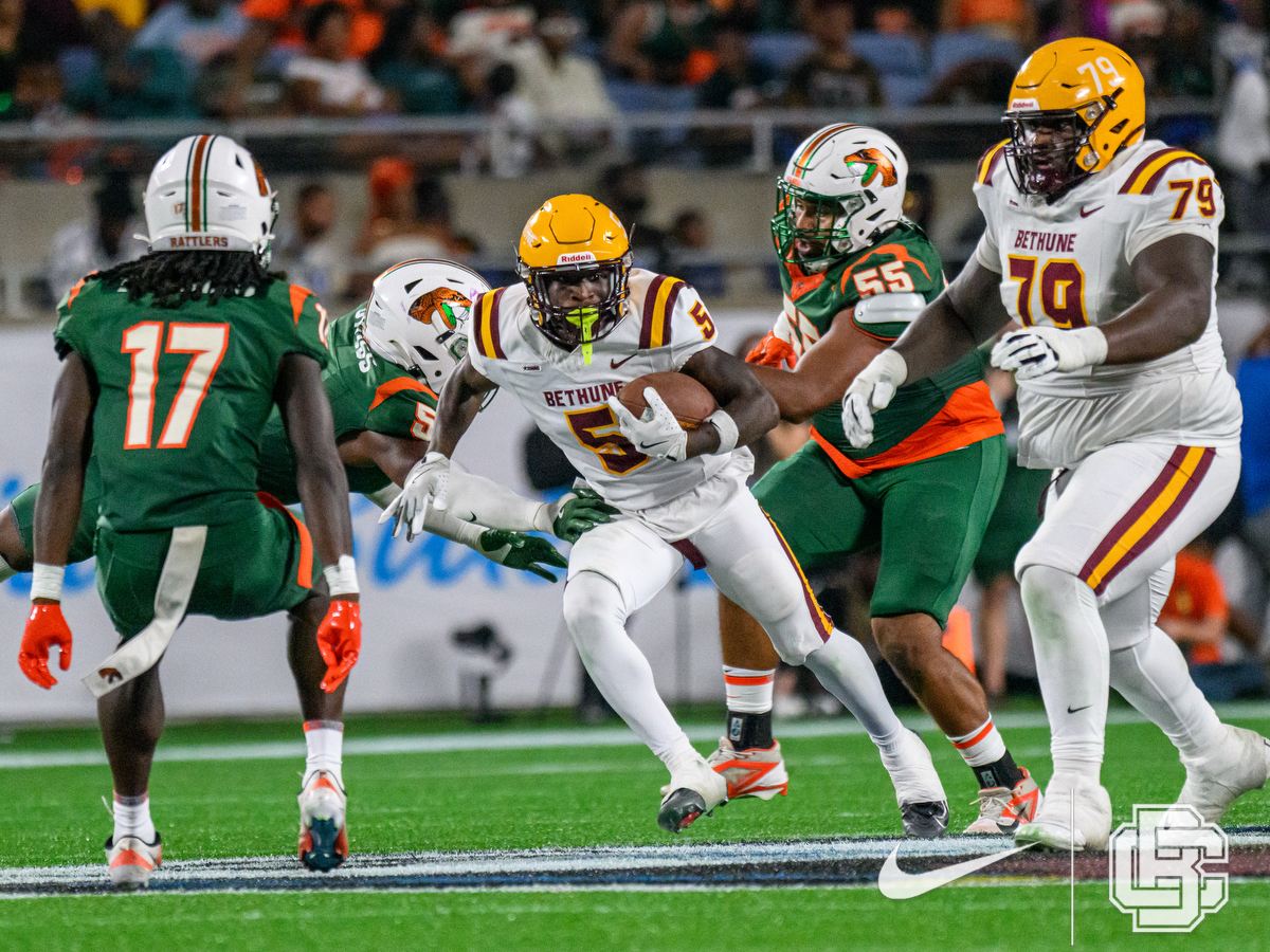November 22, 2025: \  during the second half of the Florida Blue Florida Classic \a\ at Camping World Stadium in Orlando, FL. Romeo T Guzman/BCU Athletics