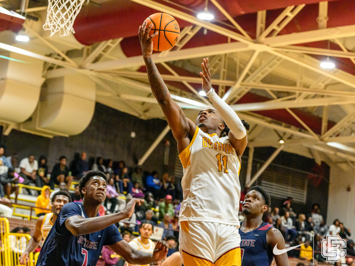 December 5, 2025: \  during mens NCAA basketball game action between South Carolina State Bulldogs and the Bethune Cookman Wildcats at Moore Gymnasium in Daytona Beach, FL, Fl. Romeo T Guzman/BCU Athletics