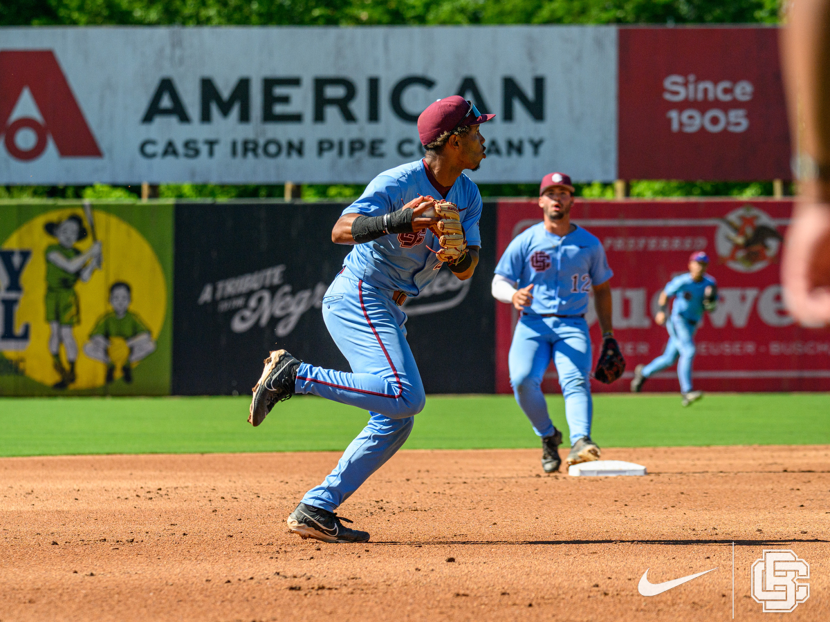 May 21, 2025: \  during SWAC Championships game 1 between Texas Southern Tigers and Bethune Cookman Wildcats at Rickwood Field in Birmingham, AL Romeo T Guzman/BCU Athletics