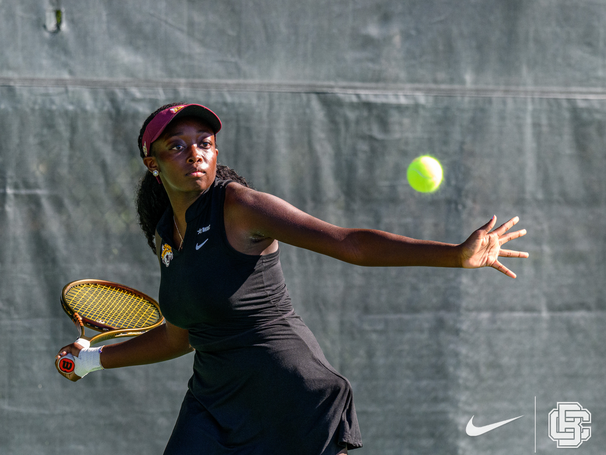 September 26, 2025: \  during  Stetson Invite #1 women's tennis Stetson Hatters vs Bethune Cookman Wildcats at Mandy Stoll Tennis Center in DeLand, FL. Romeo T Guzman/BCU Athletics