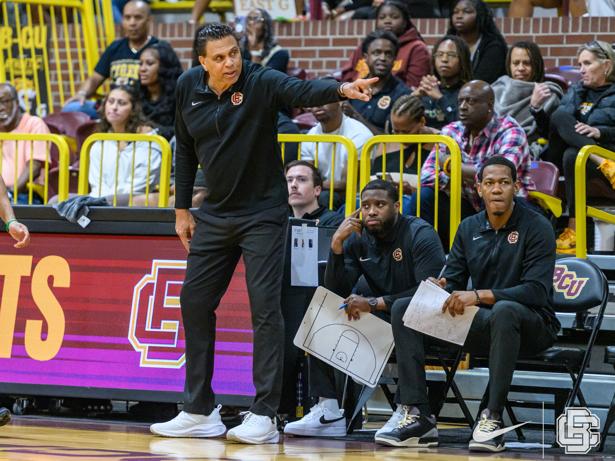 January 10, 2026: \  during mens NCAA basketball game between Grambling Tigers and the Bethune Cookman Wildcats at Moore Gymnasium in Daytona Beach, FL, Fl. Romeo T Guzman/BCU Athletics