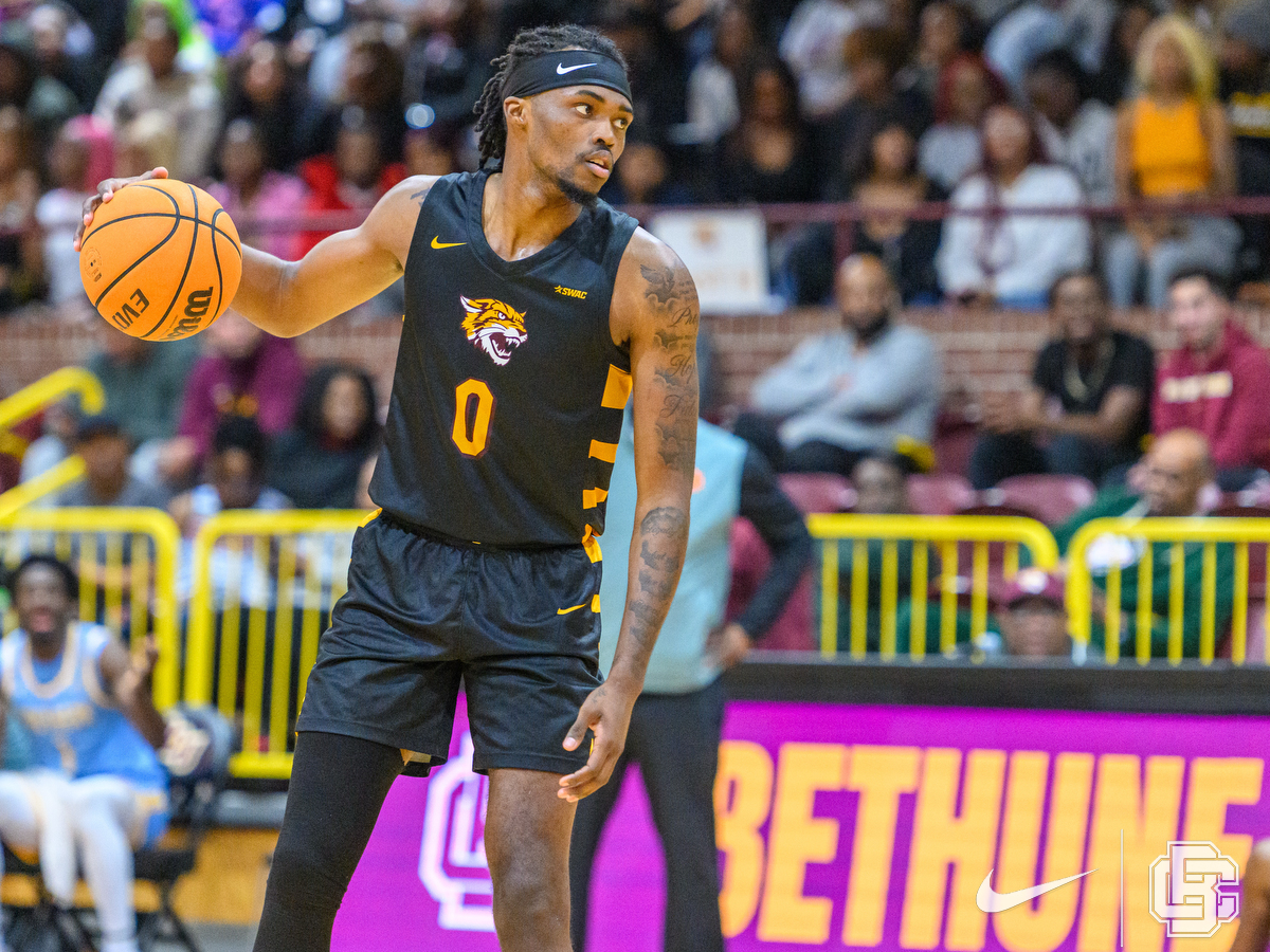 January 12, 2026: \  during mens NCAA basketball game between Southern Jaguars and the Bethune Cookman Wildcats at Moore Gymnasium in Daytona Beach, FL, Fl. Romeo T Guzman/BCU Athletics