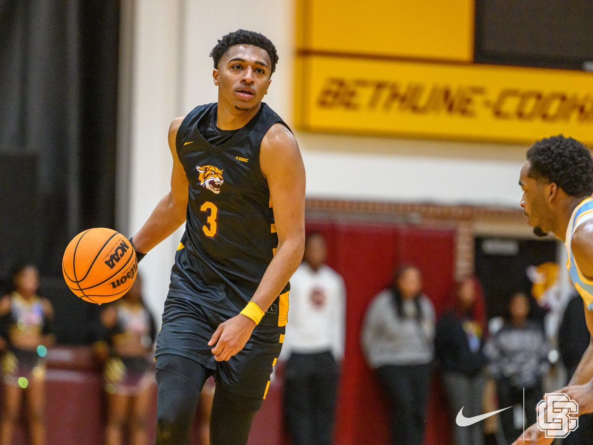 January 12, 2026: \  during mens NCAA basketball game between Southern Jaguars and the Bethune Cookman Wildcats at Moore Gymnasium in Daytona Beach, FL, Fl. Romeo T Guzman/BCU Athletics
