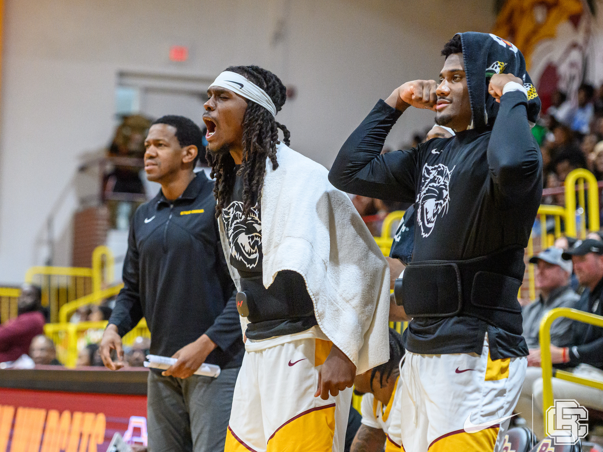 January 26, 2026: \  mens NCAA basketball game between Alcorn Braves and Bethune Cookman Wildcats at Moore Gymnasium in Daytona Beach, FL, Fl. Romeo T Guzman/BCU Athletics