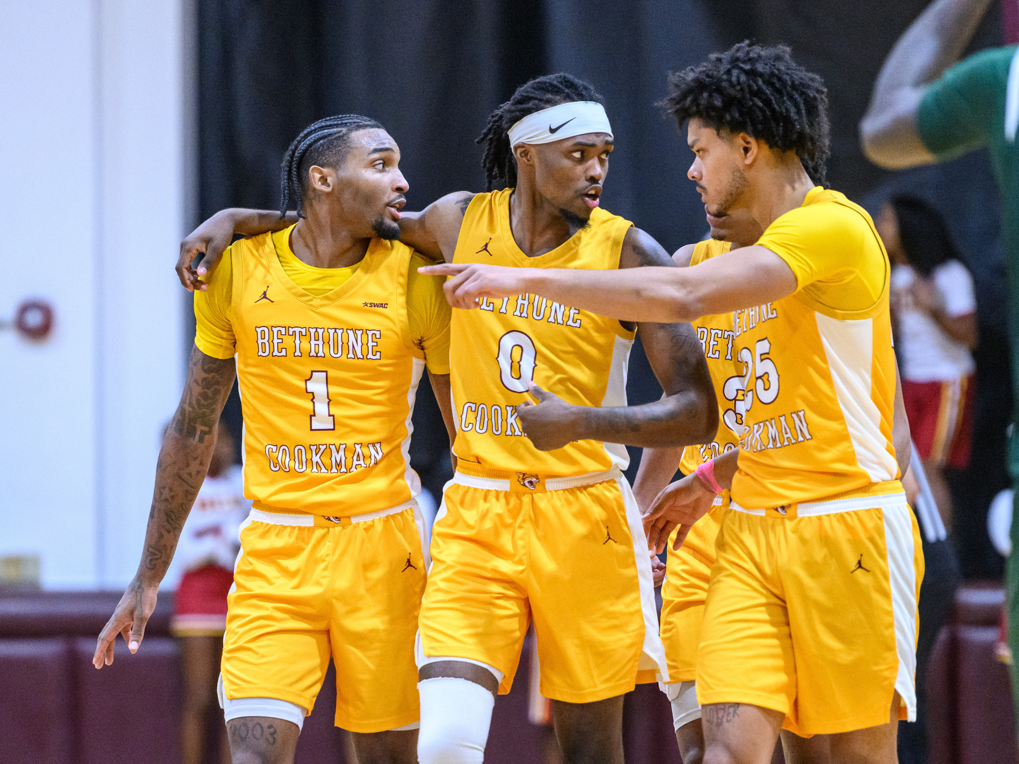 January 3, 2026: \  during mens NCAA basketball game between Florida A&M Rattlers and the Bethune Cookman Wildcats at Moore Gymnasium in Daytona Beach, FL, Fl. Romeo T Guzman/BCU Athletics