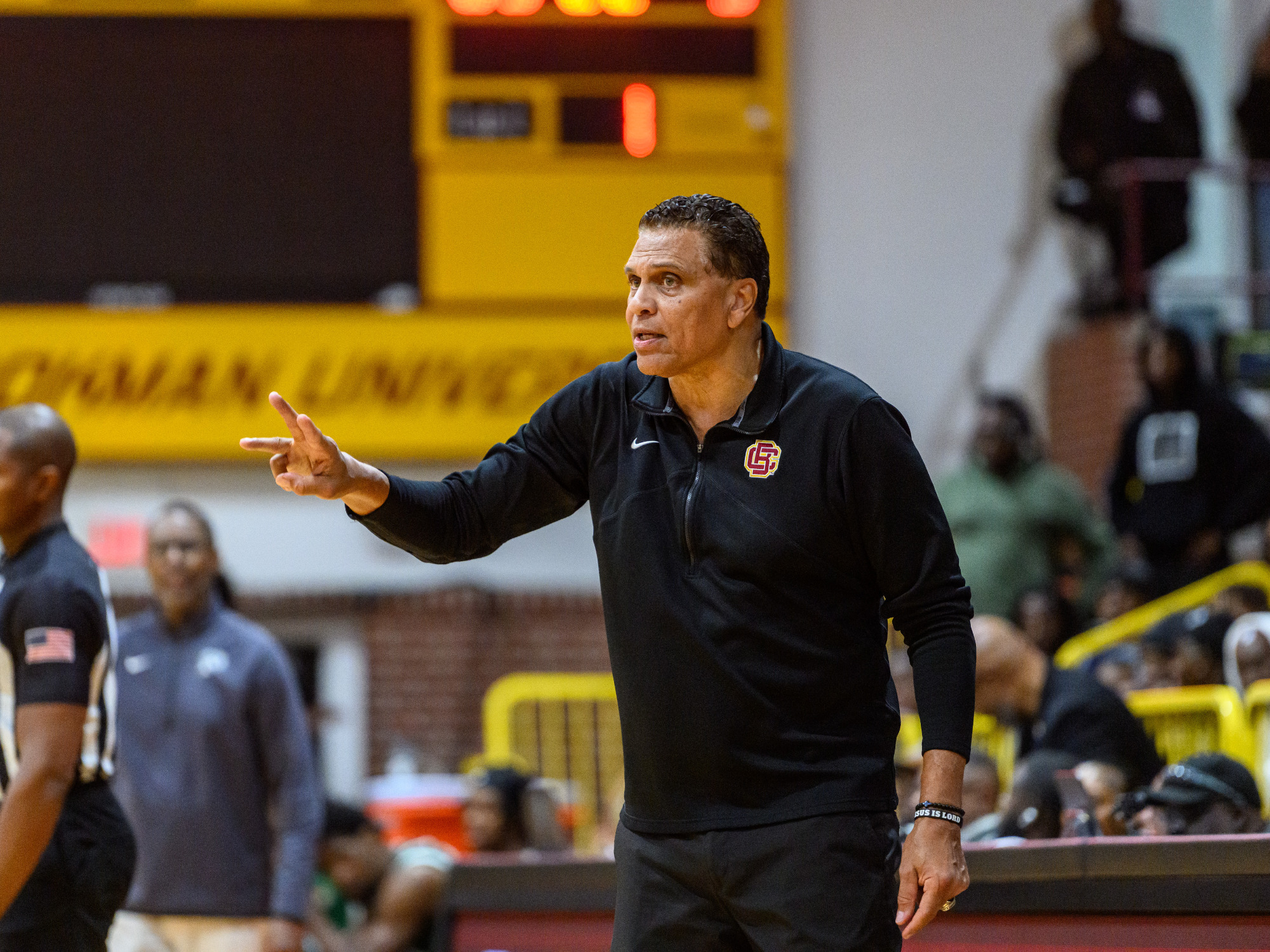 January 3, 2026: \  during mens NCAA basketball game between Florida A&M Rattlers and the Bethune Cookman Wildcats at Moore Gymnasium in Daytona Beach, FL, Fl. Romeo T Guzman/BCU Athletics