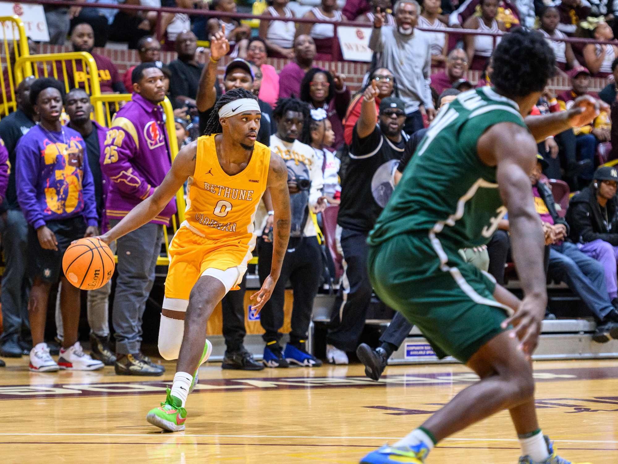 January 3, 2026: \  during mens NCAA basketball game between Florida A&M Rattlers and the Bethune Cookman Wildcats at Moore Gymnasium in Daytona Beach, FL, Fl. Romeo T Guzman/BCU Athletics