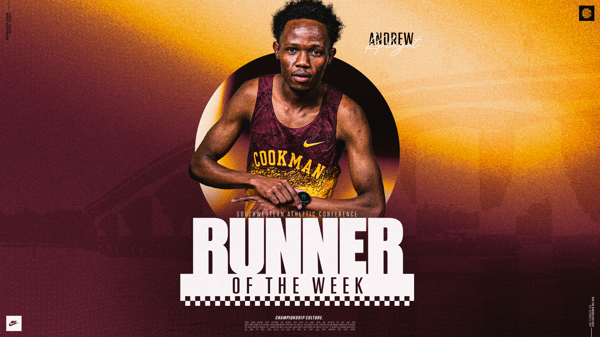 Andrew Kiplagat ROTW 101226