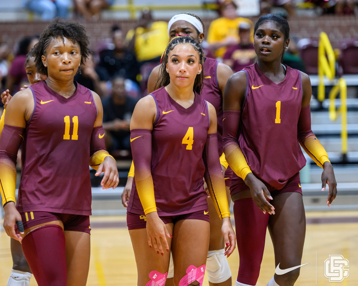 October 16, 2026: during NCAA volleyball game between Florida A&M Rattlers vs Bethune Cookman Wildcats at Moore Gymnasium in Daytona Beach, FL. Romeo Guzman/BCU Athletics