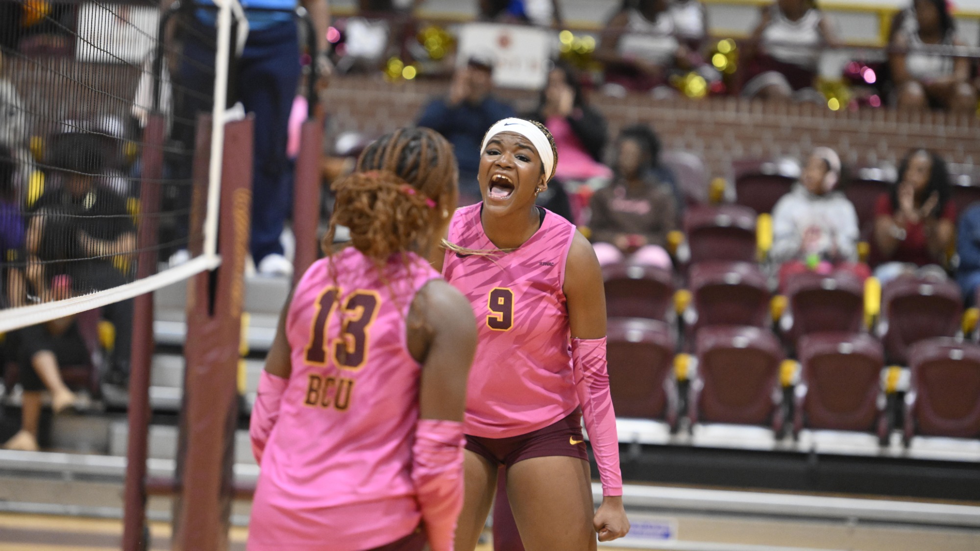 Hamlett and Johnson Celebration vs Alcorn