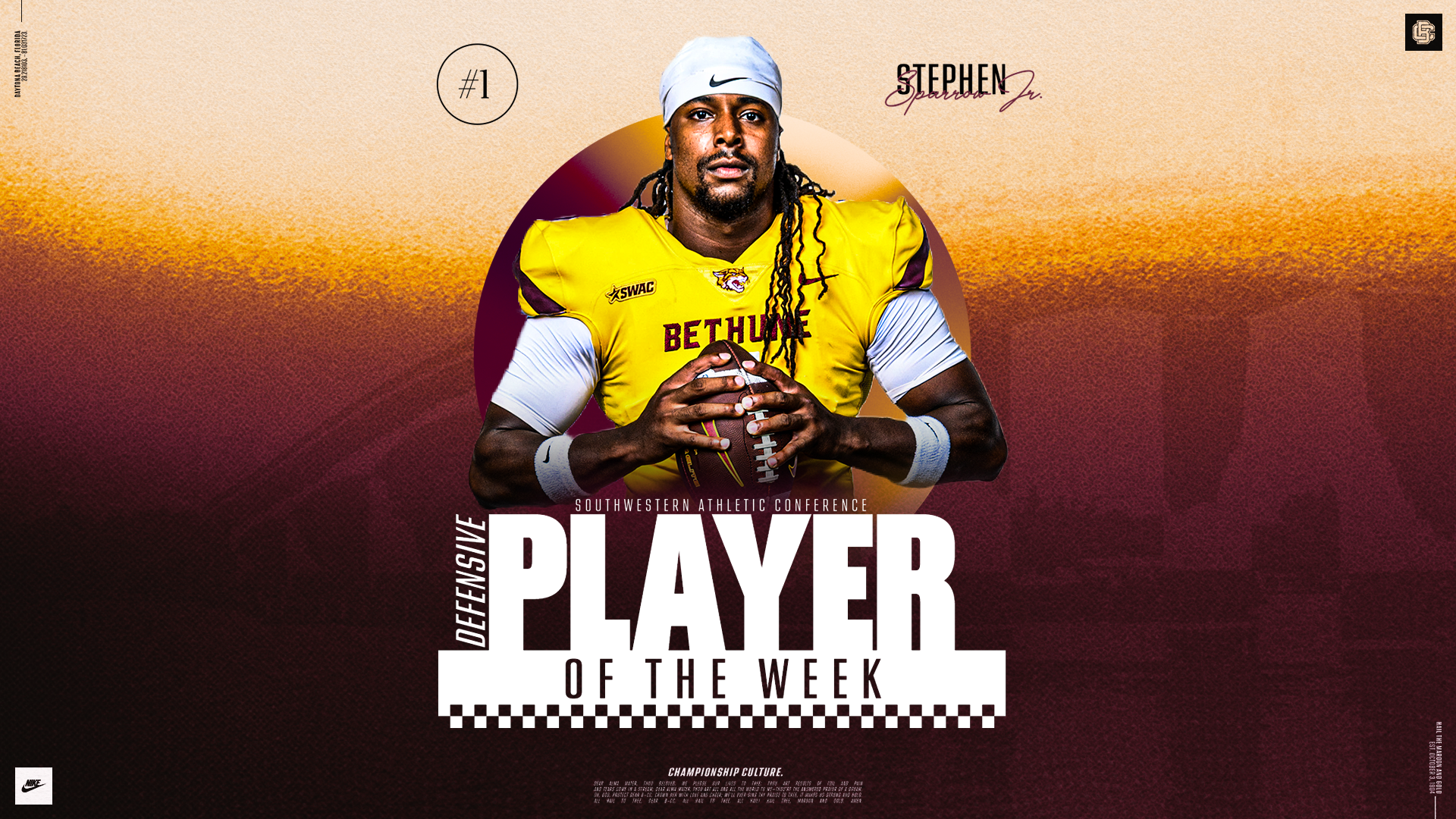 Stephen Sparrow DPOTW 102626