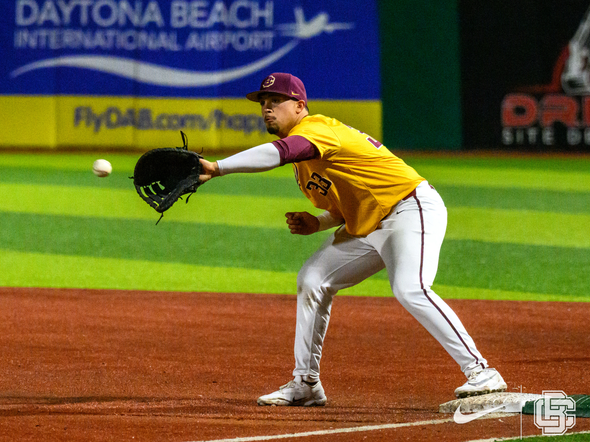 February 17, 2026: \  during NCAA baseball between FIU Panthers and Bethune Cookman Wildcats at Jackie Robinson Ballpark in Daytona Beach, FL, FL Romeo T Guzman/BCU Athletics