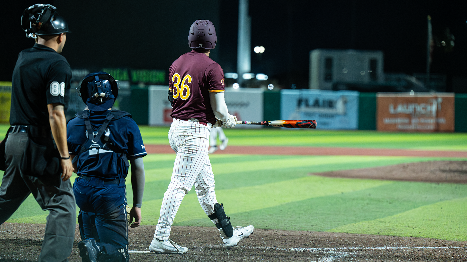 Andrey Martinez watches walk-off homer against Yale
