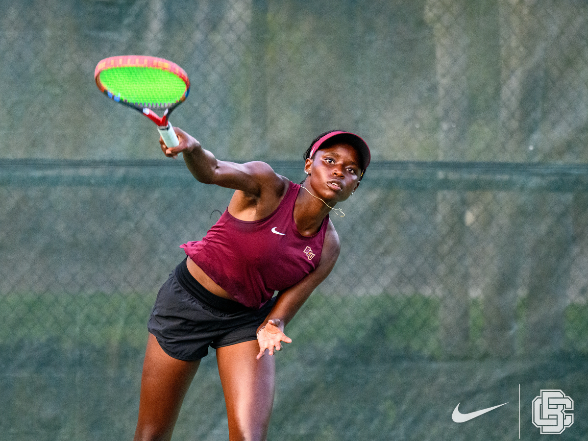 March 3, 2026: \  women's tennis BCU vs Stetson at Mandy Stoll Tennis Center in DeLand, FL. Romeo T Guzman/BCU Athletics