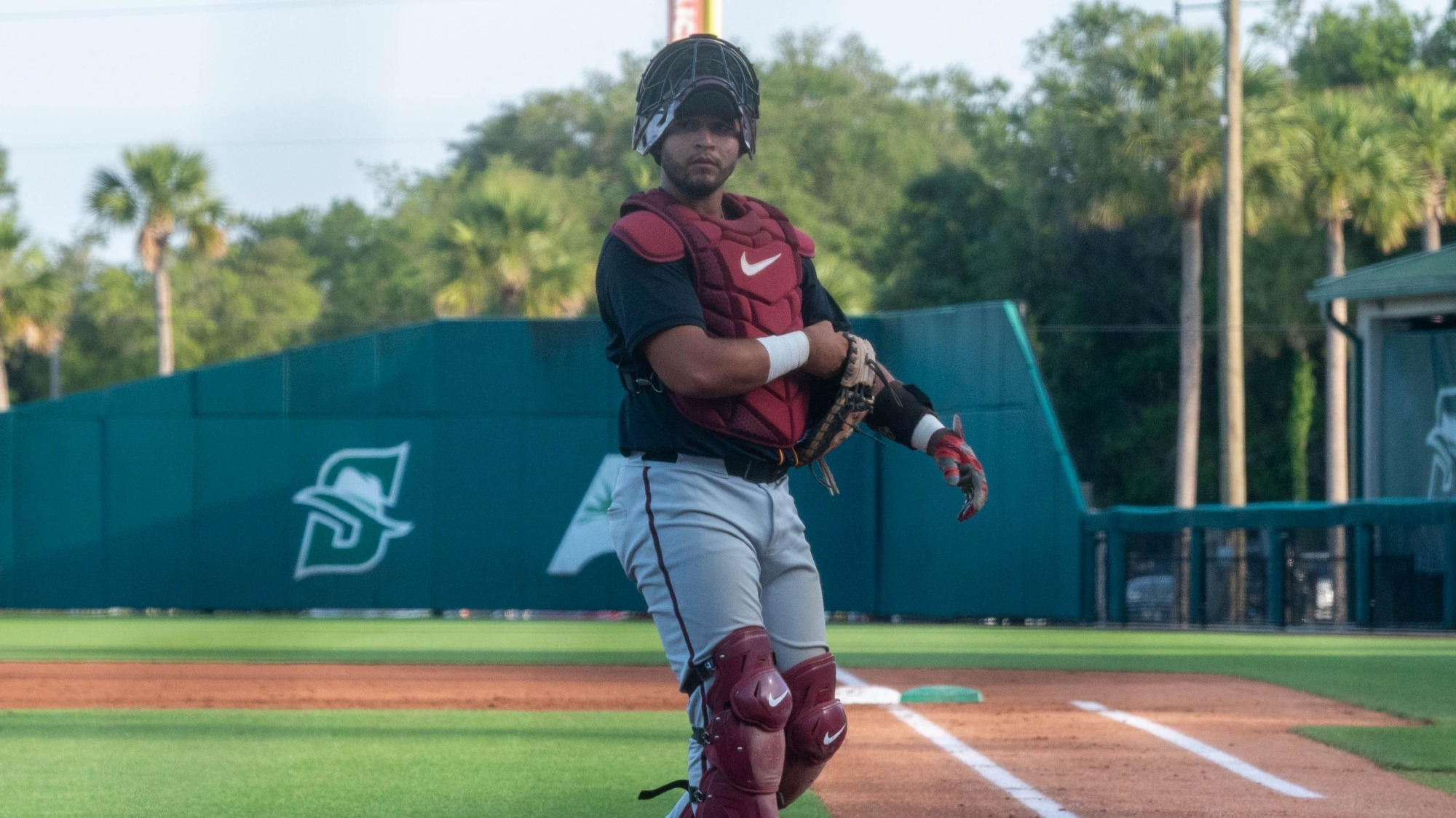 Lucena During Review vs. Stetson
