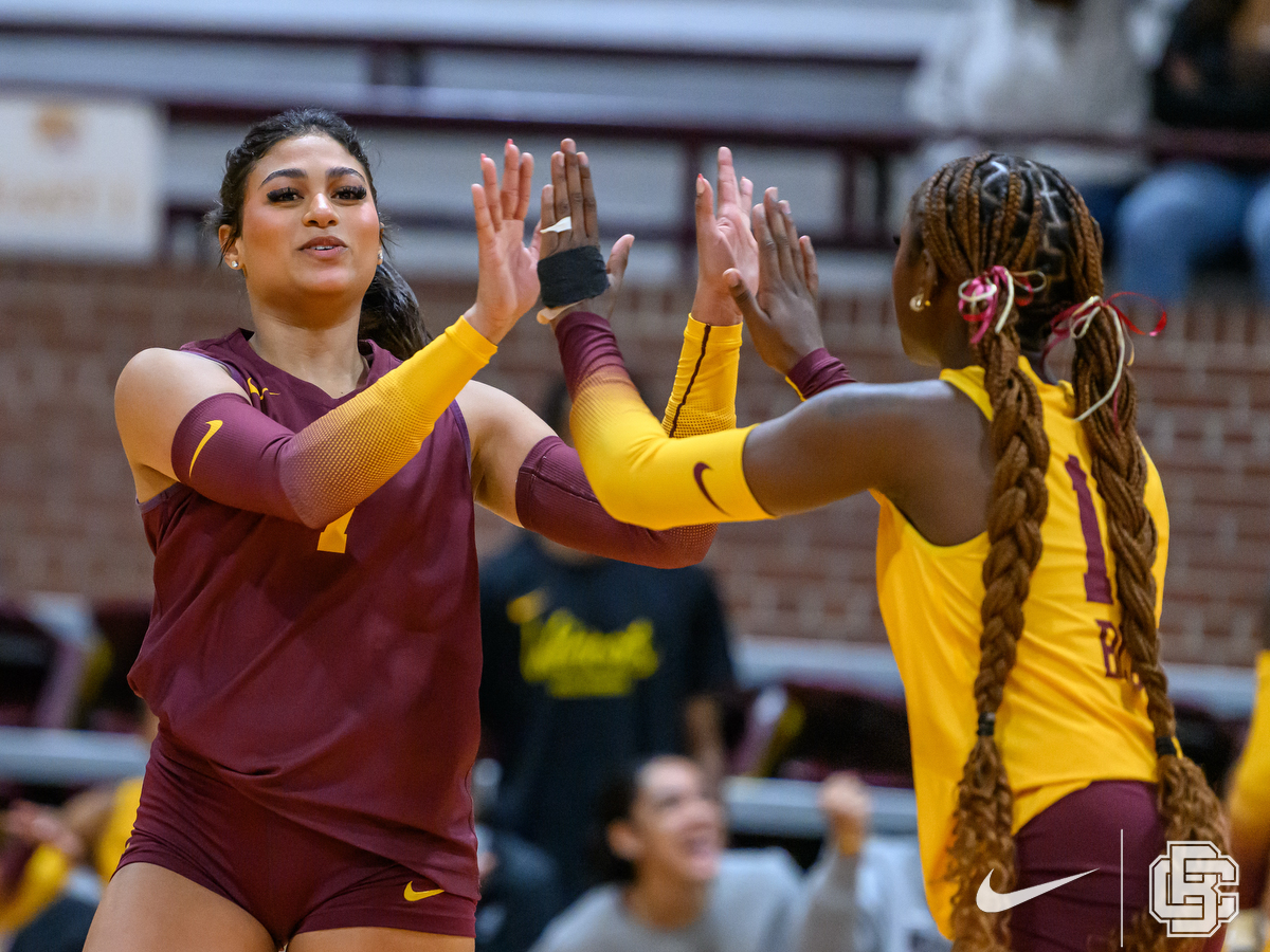 September 27, 2026: during NCAA volleyball game between Alabama State Hornets vs Bethune Cookman Wildcats at Moore Gymnasium in Daytona Beach, FL. Romeo Guzman/BCU Athletics