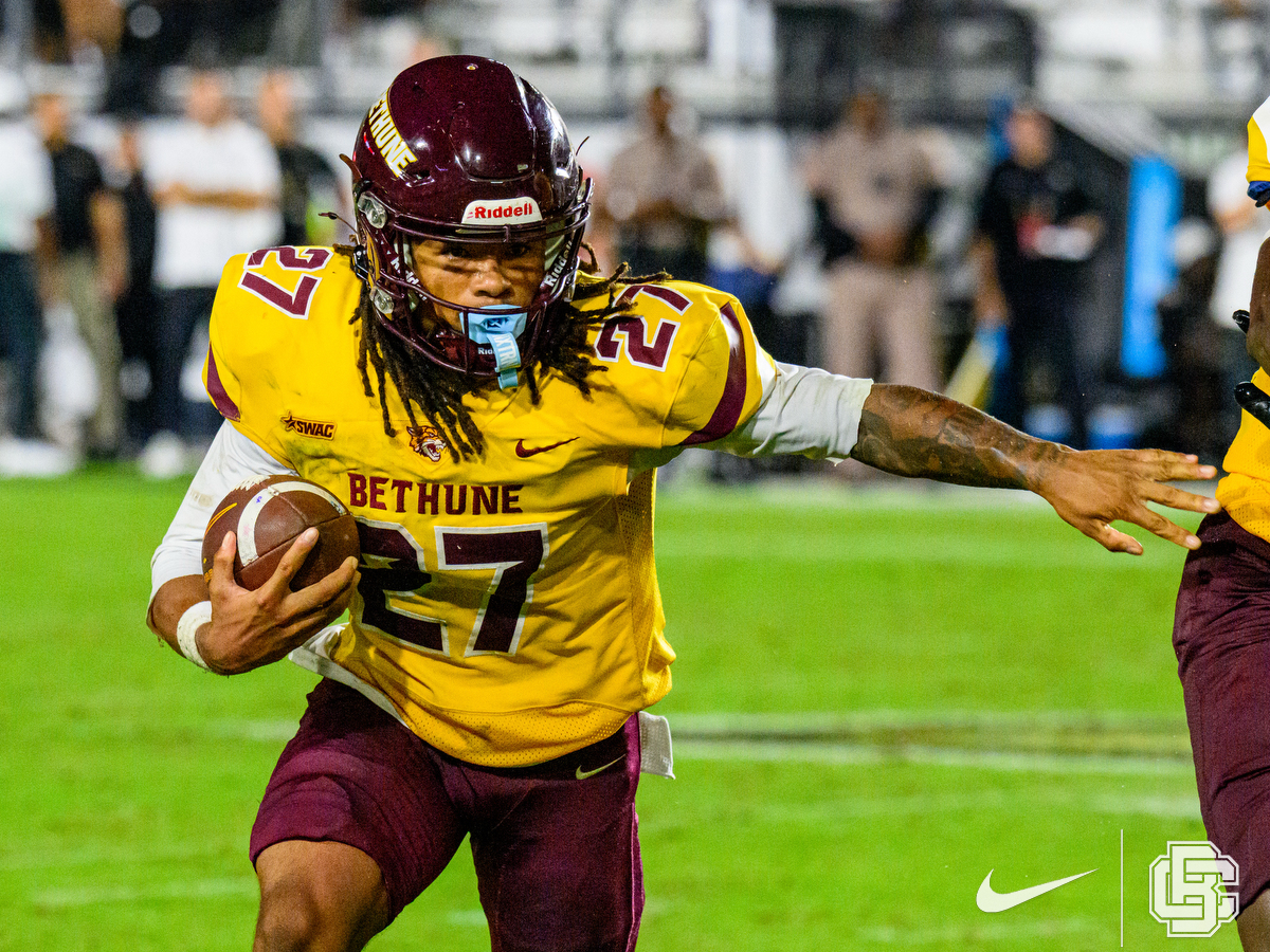 September 3, 2026 - Orlando, FL, U.S: \  during second half of NCAA football game \a\ at Acrisure Bounce House in Orlando, Fl.  Romeo Guzman/Bethune Cookman Athletics