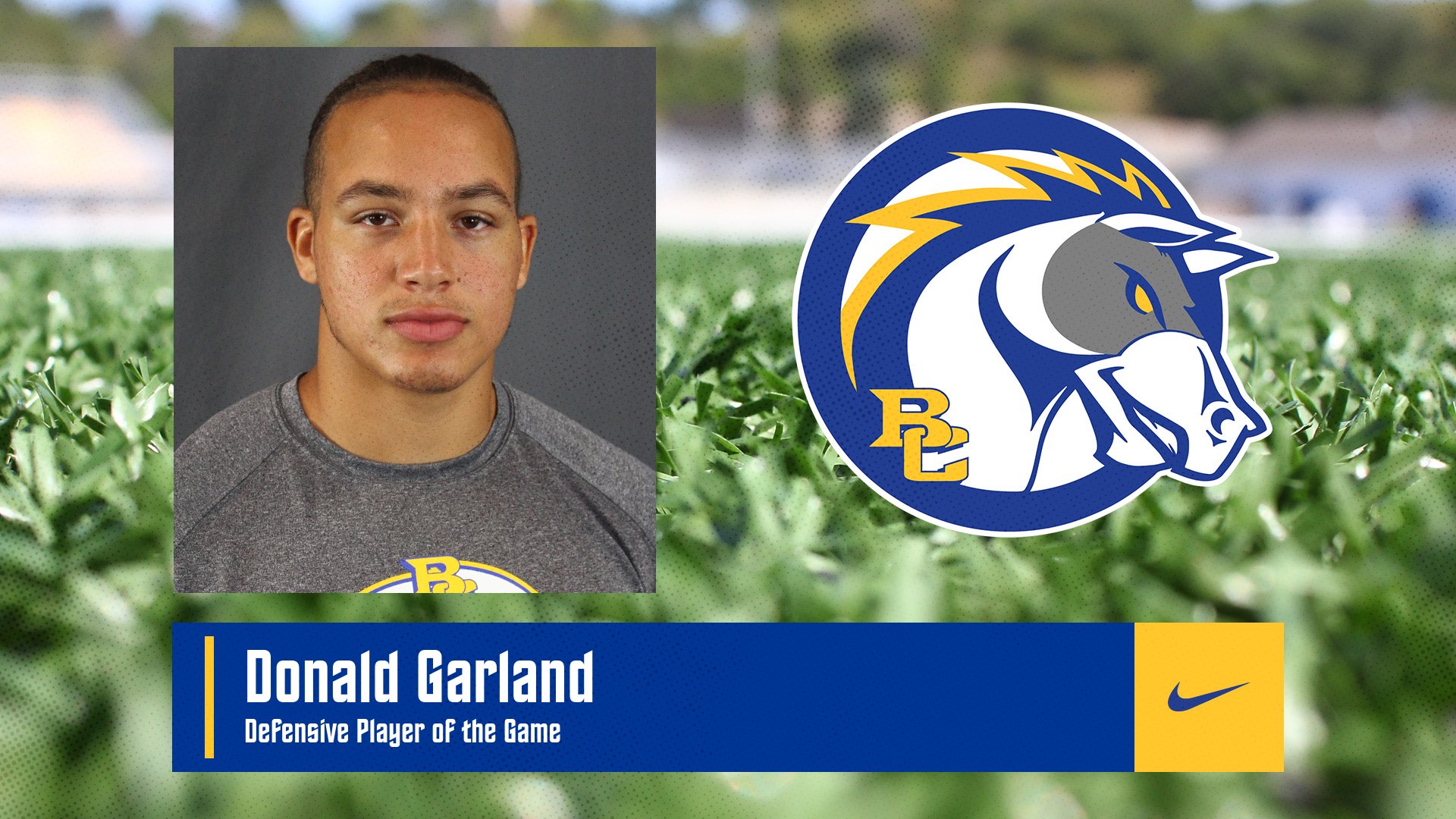 Week 4 Defensive Player of the Game Donald Garland Briar Cliff