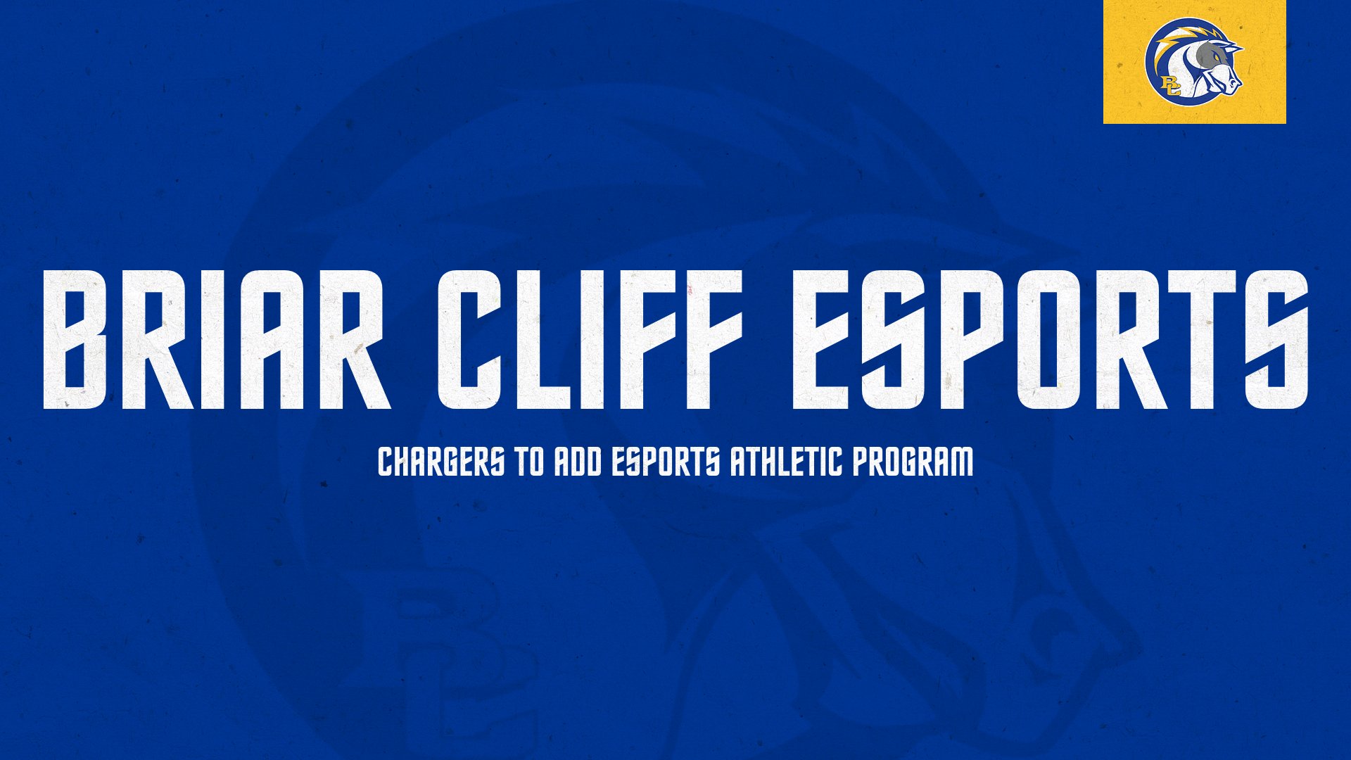 eSports blue headline graphic