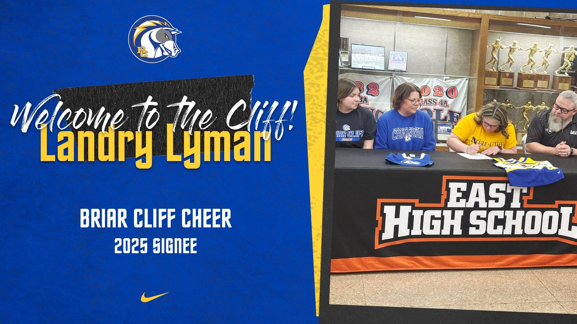Landry Lyman 2025 Signing Cheer