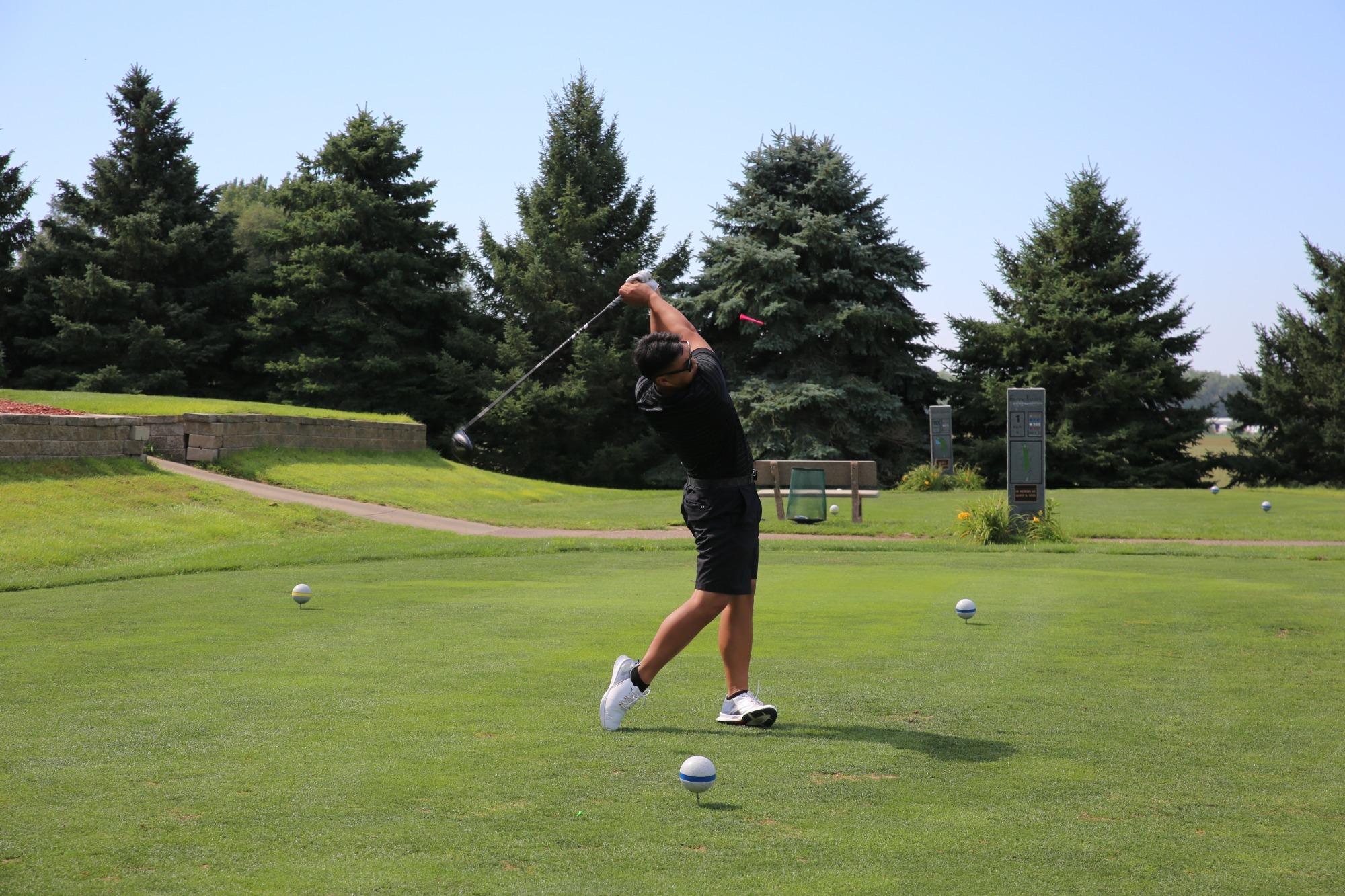 Ten practice shot at green valley