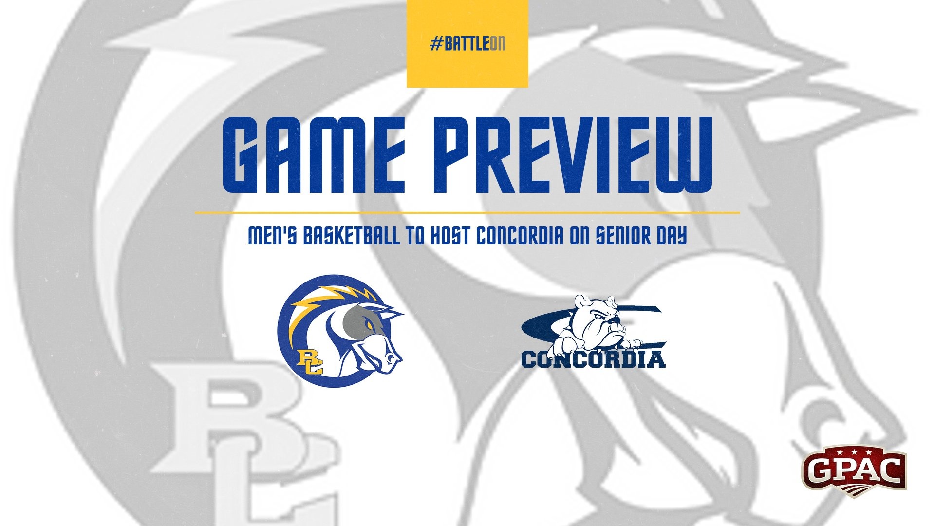 Senior Day MBB vs Concordia