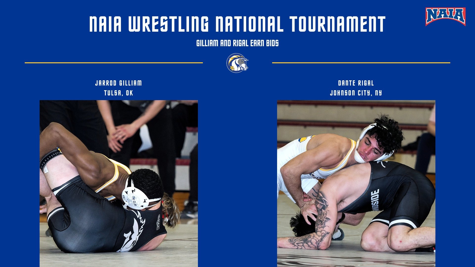 Gilliam, Rigal earn NAIA National Tournament Bid