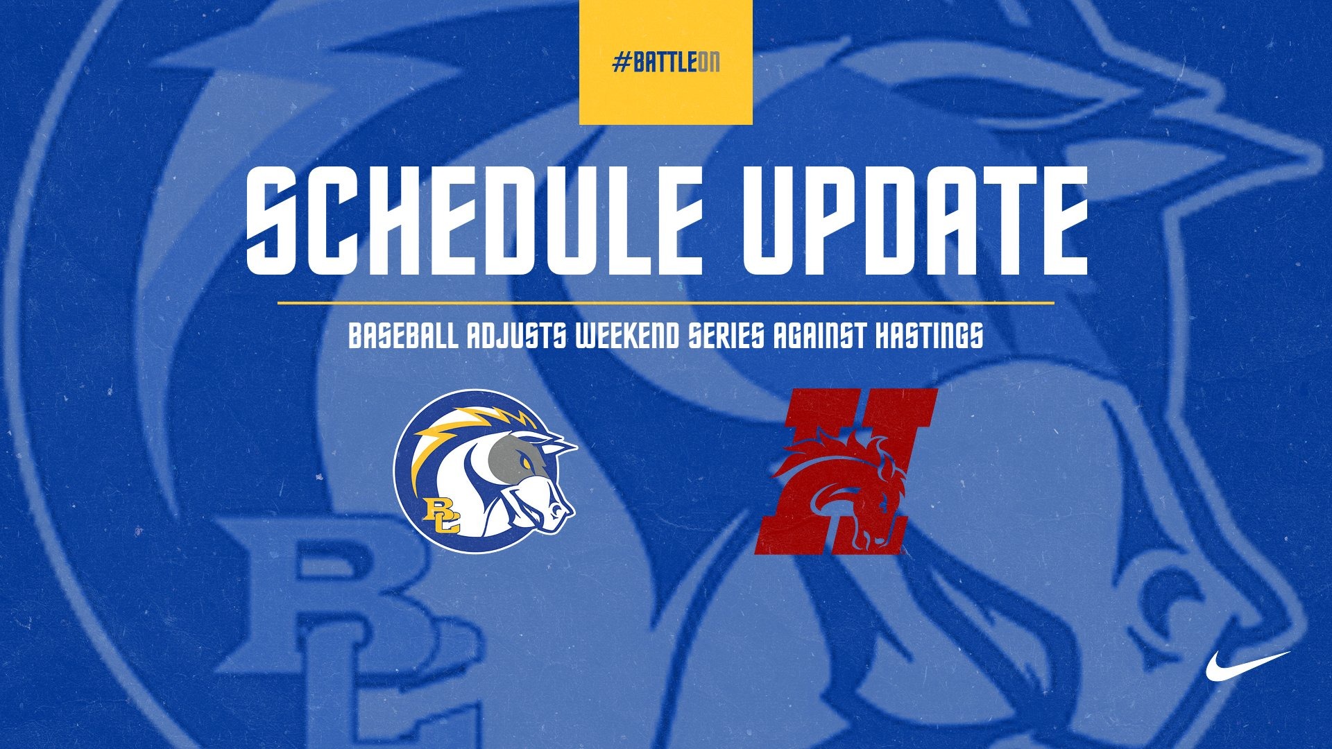 Baseball series vs Hastings