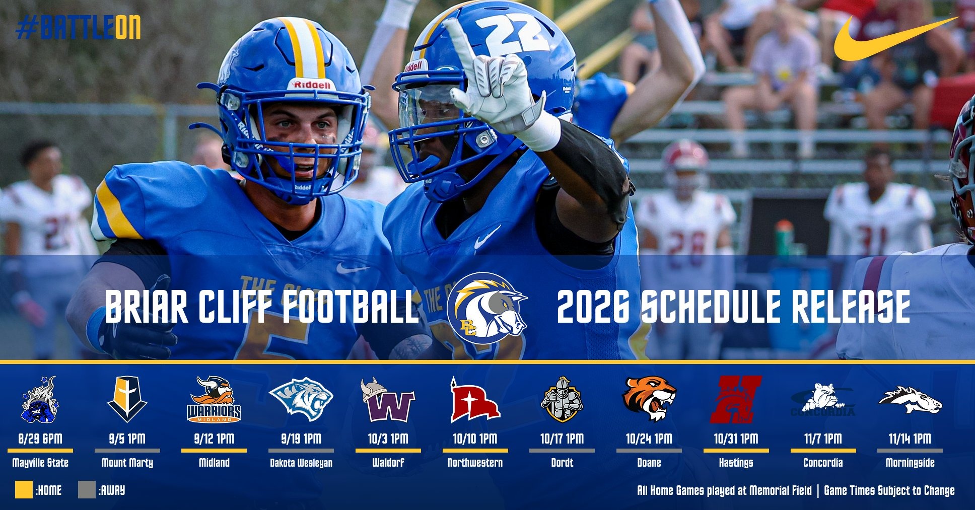 Football 2026 schedule