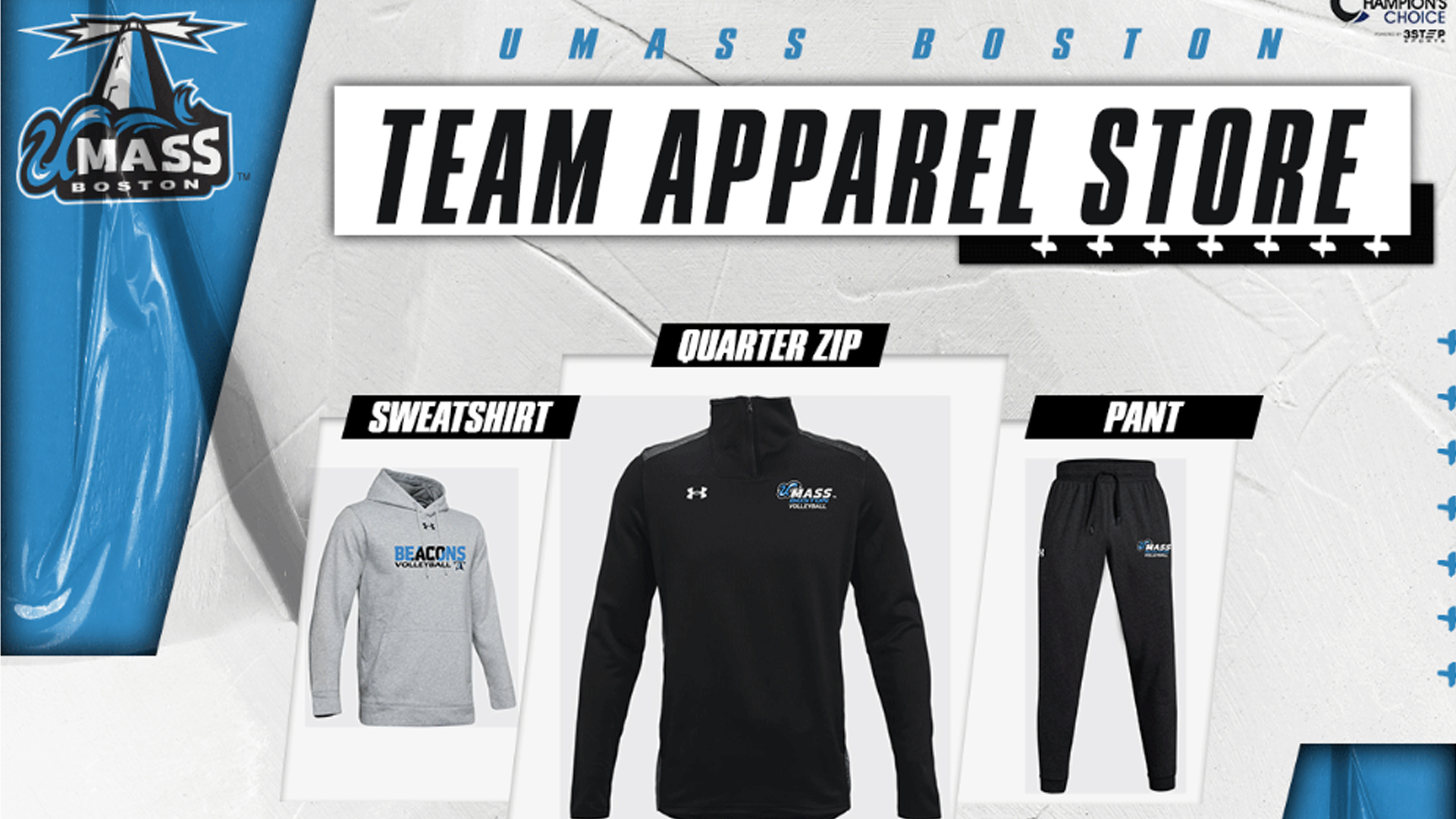 Volleyball Team Store Is Now Open UMass Boston