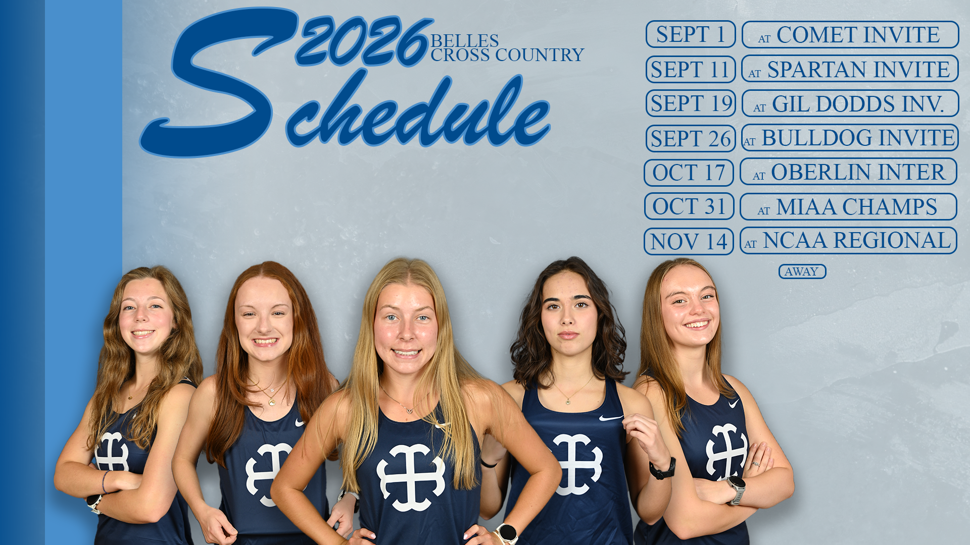 26 XC Schedule
